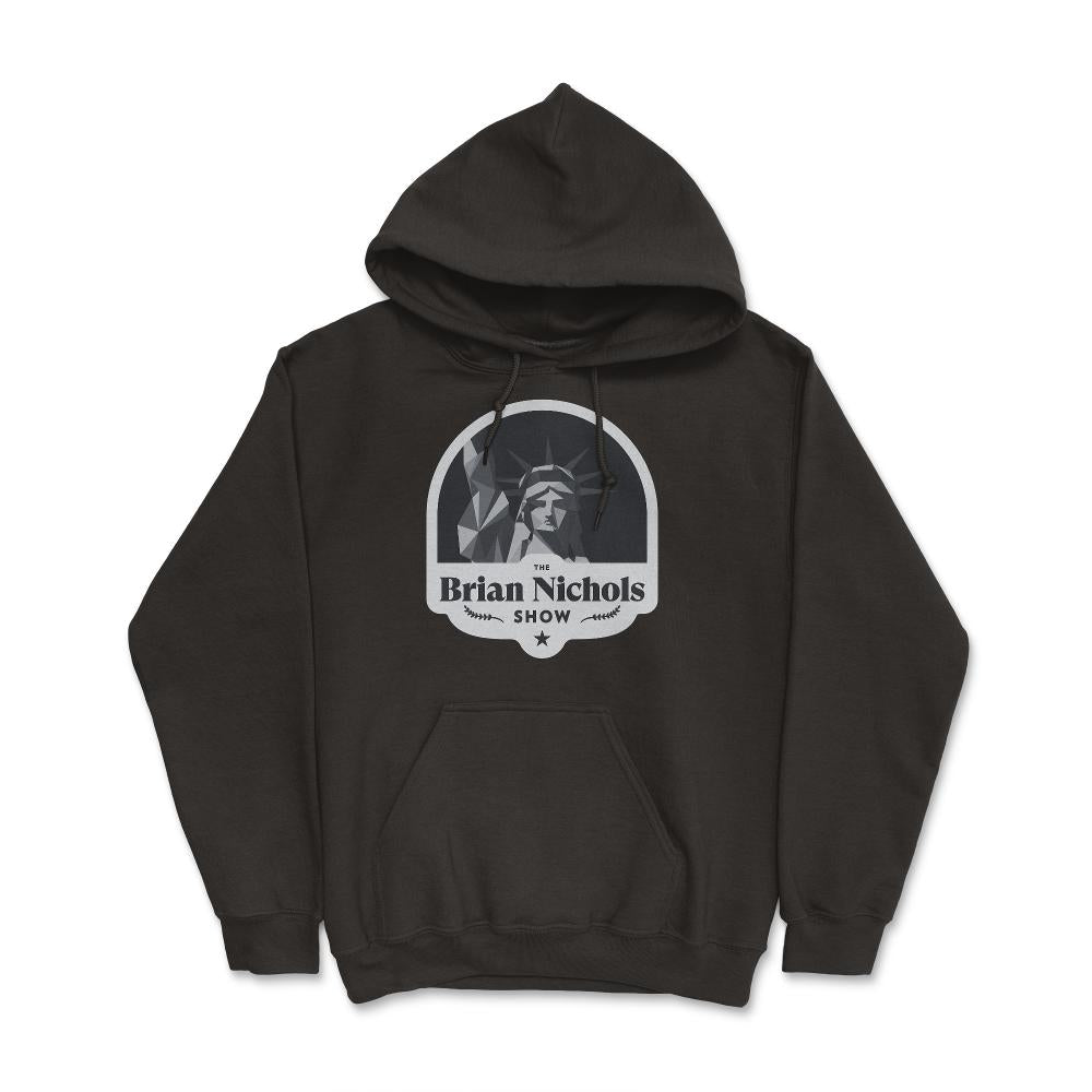 brian nichols show badge black white Hoodie