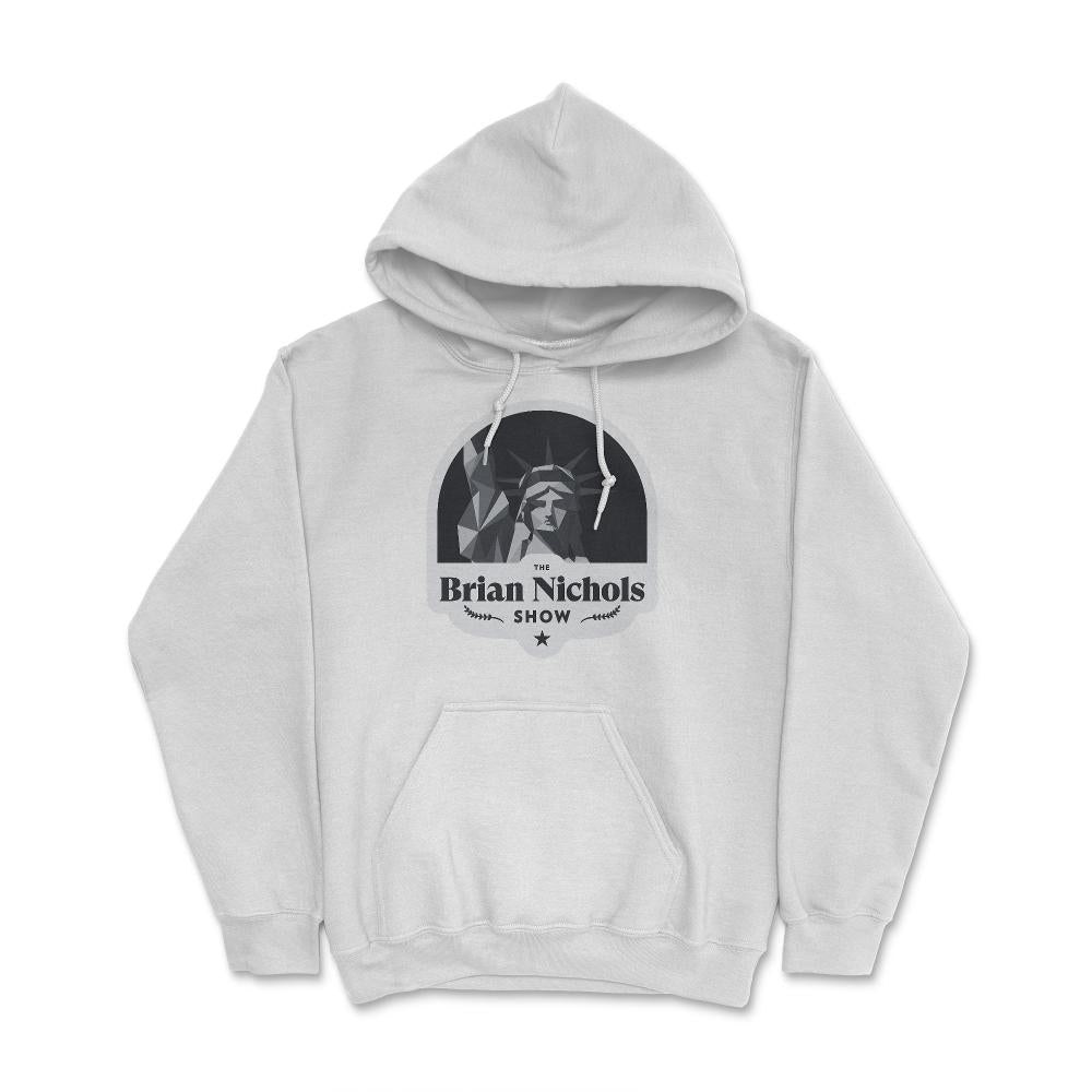 brian nichols show badge black white Hoodie