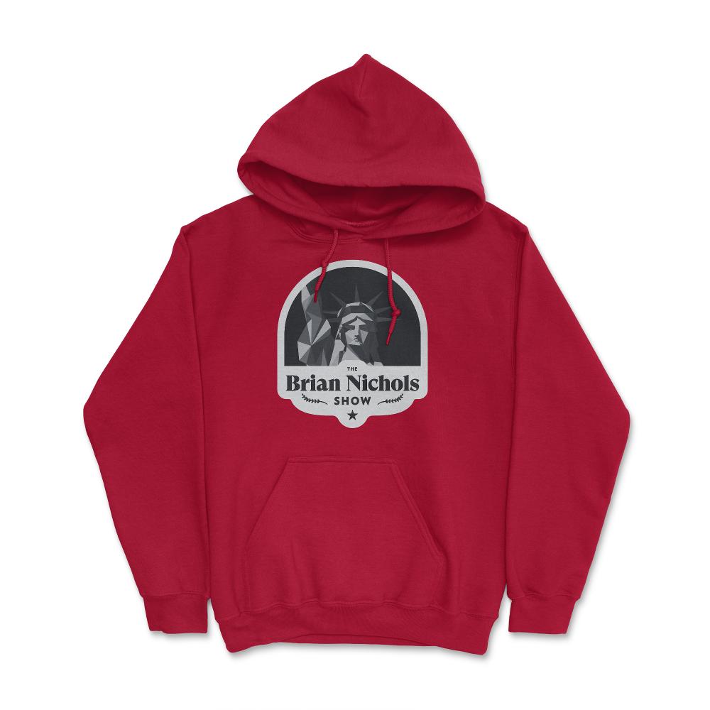 brian nichols show badge black white Hoodie