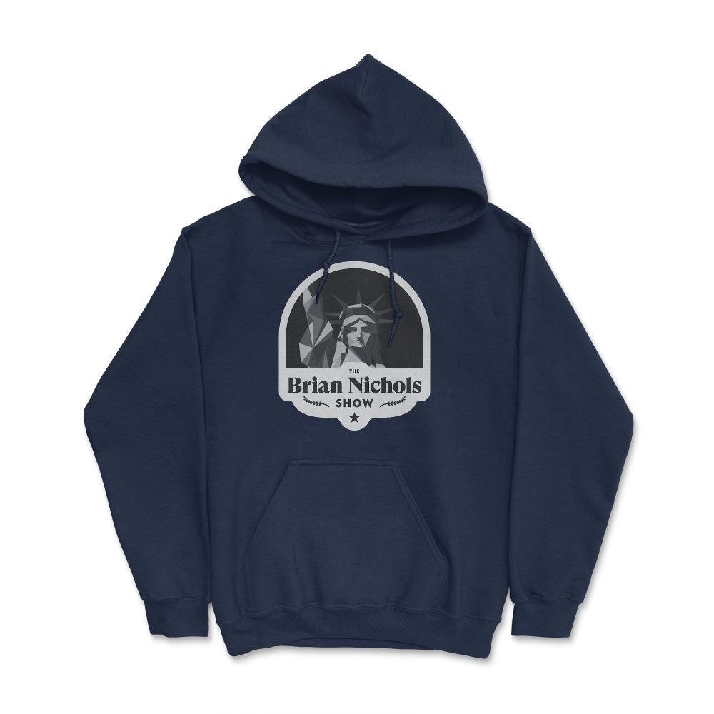 brian nichols show badge black white Hoodie