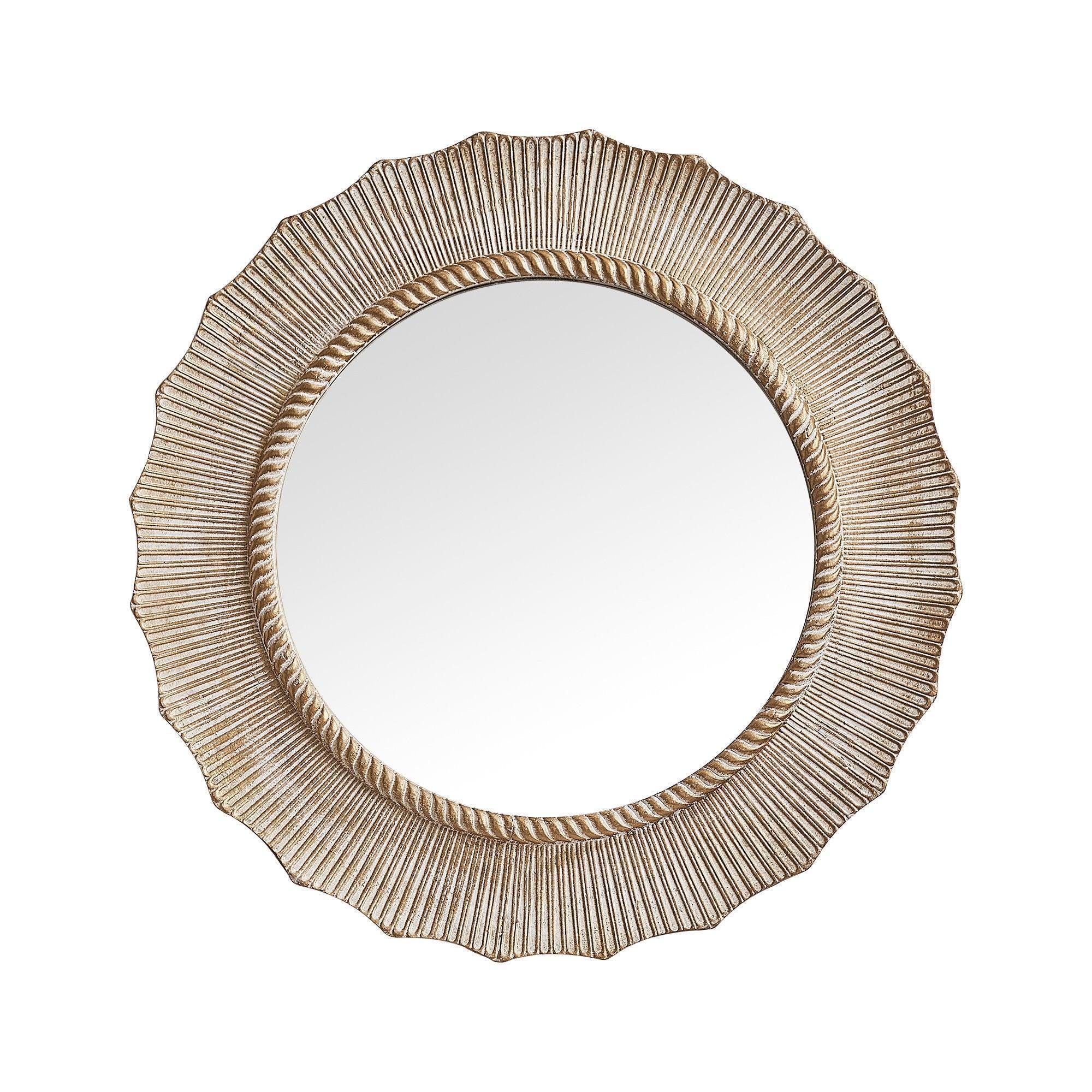 Modern Round Mirror Vintage Wall Decoration