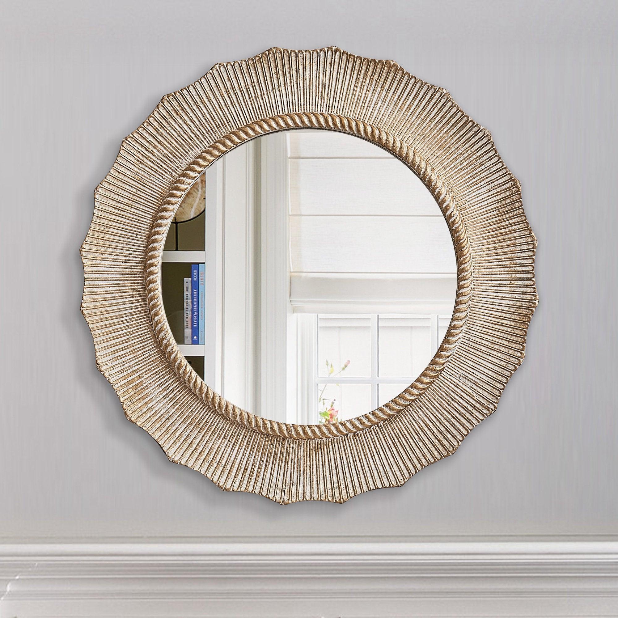 Modern Round Mirror Vintage Wall Decoration