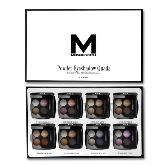 Monograph Pressed Powder Eyeshadow Quads Portfolio