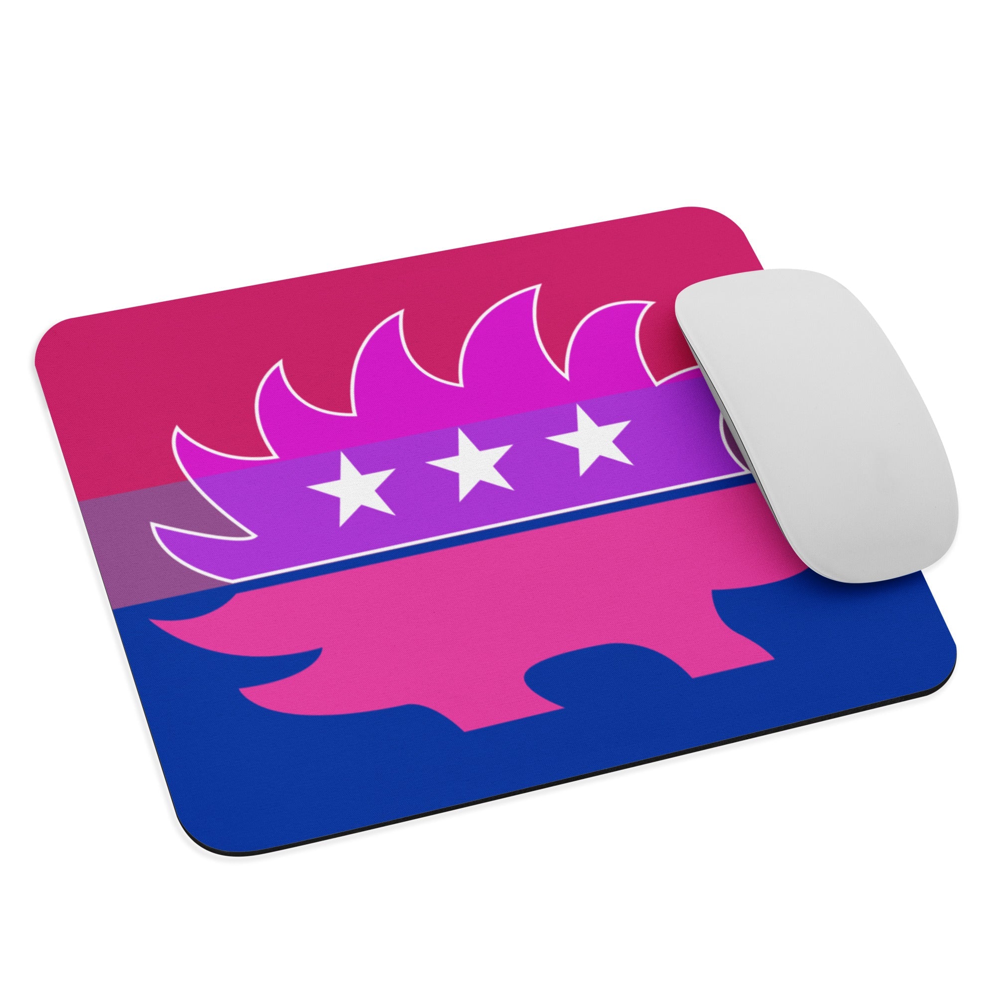 Libertarian Porcupine - LGBTQ - Bisexual Mouse pad