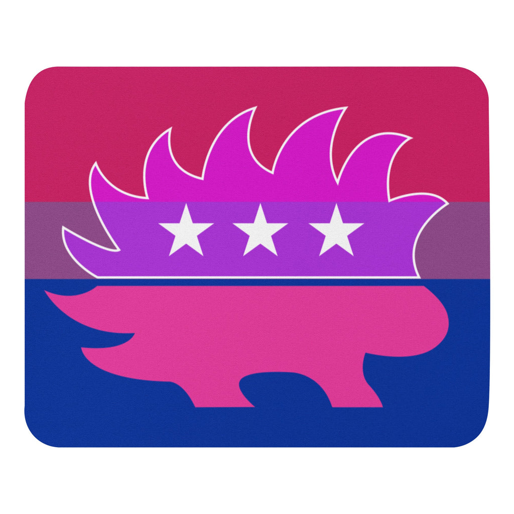 Libertarian Porcupine - LGBTQ - Bisexual Mouse pad