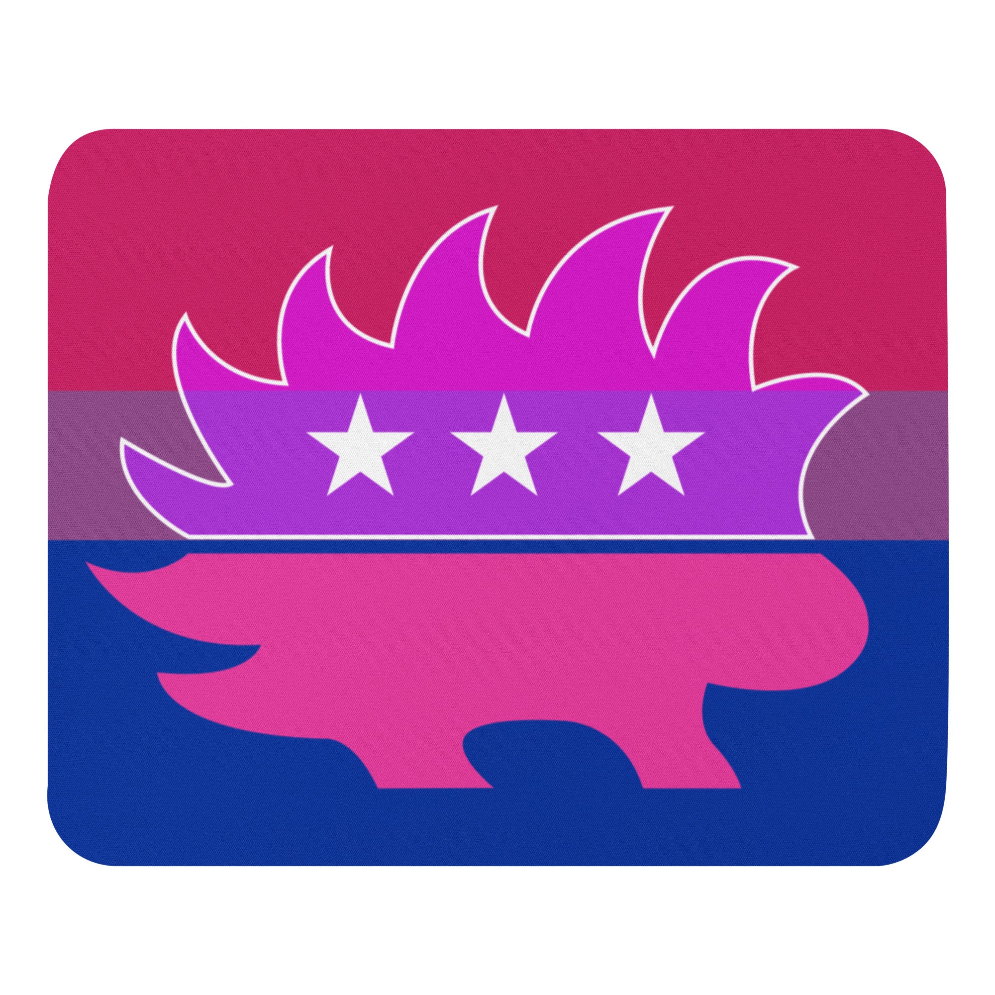 Libertarian Porcupine - LGBTQ - Bisexual Mouse pad
