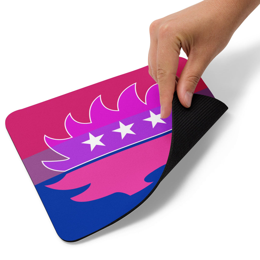 Libertarian Porcupine - LGBTQ - Bisexual Mouse pad