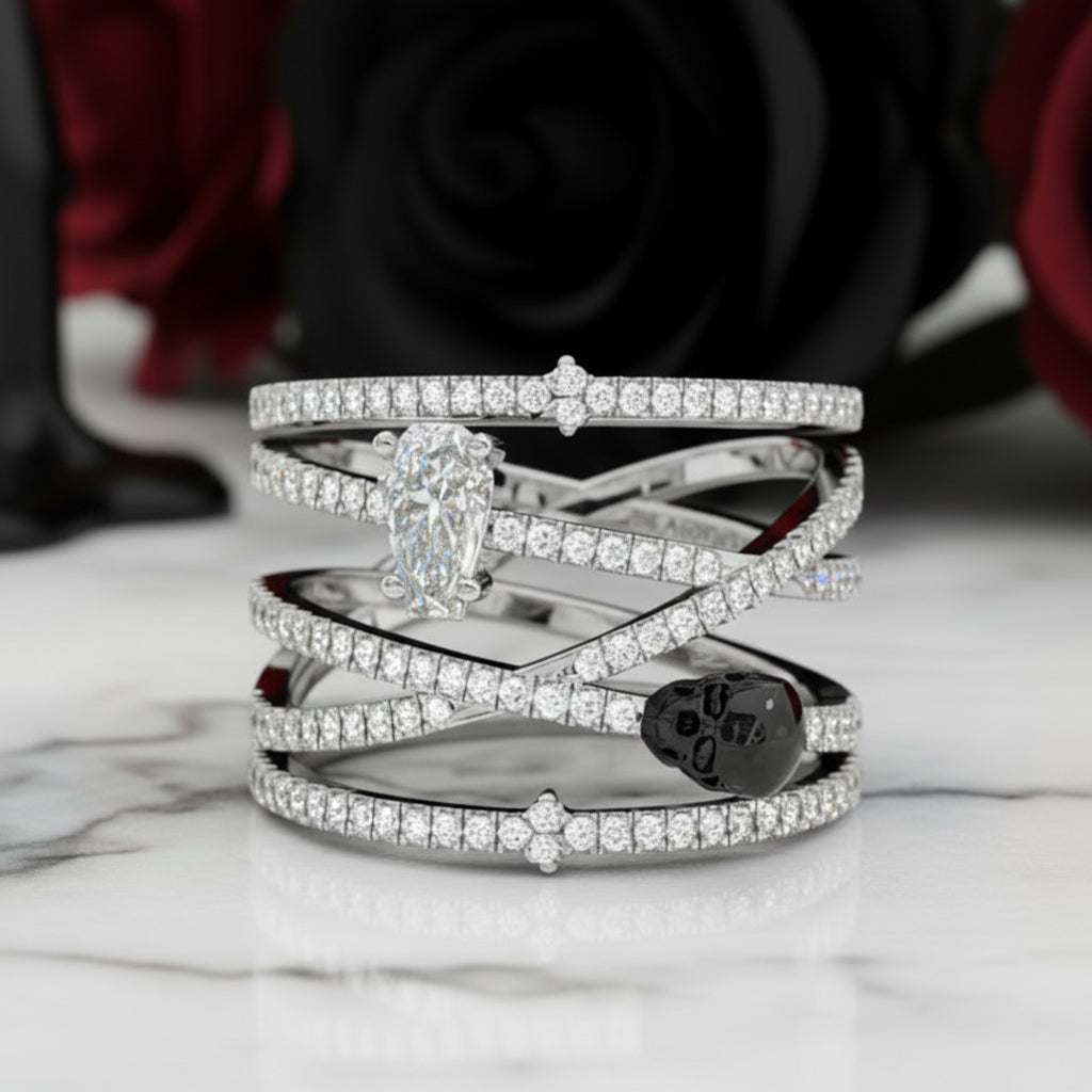 My Other Half- Limited Coffin Shape Diamond Option Rings
