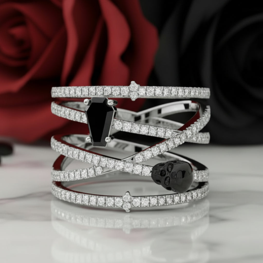 My Other Half- Limited Coffin Shape Diamond Option Rings