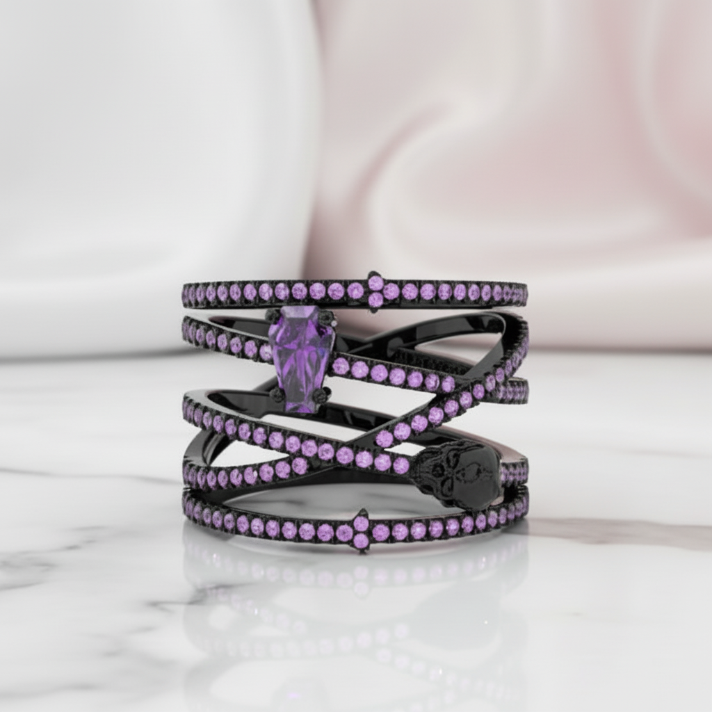 My Other Half- Limited Coffin Shape Diamond Option Rings