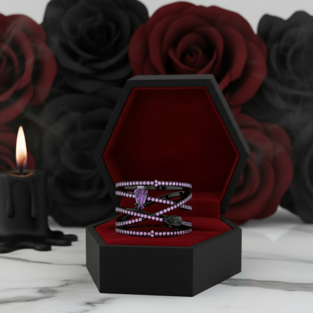 My Other Half- Limited Coffin Shape Diamond Option Rings