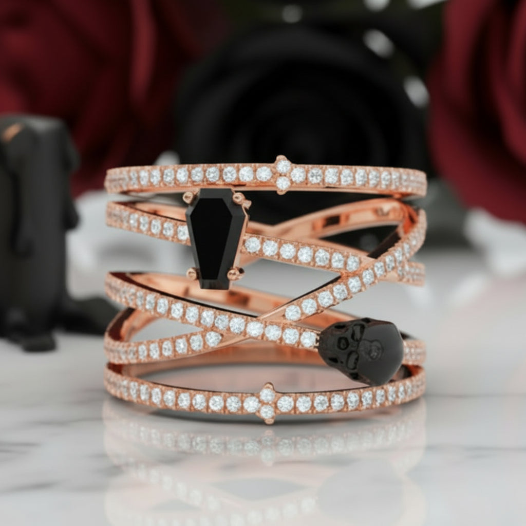 My Other Half- Limited Coffin Shape Diamond Option Rings