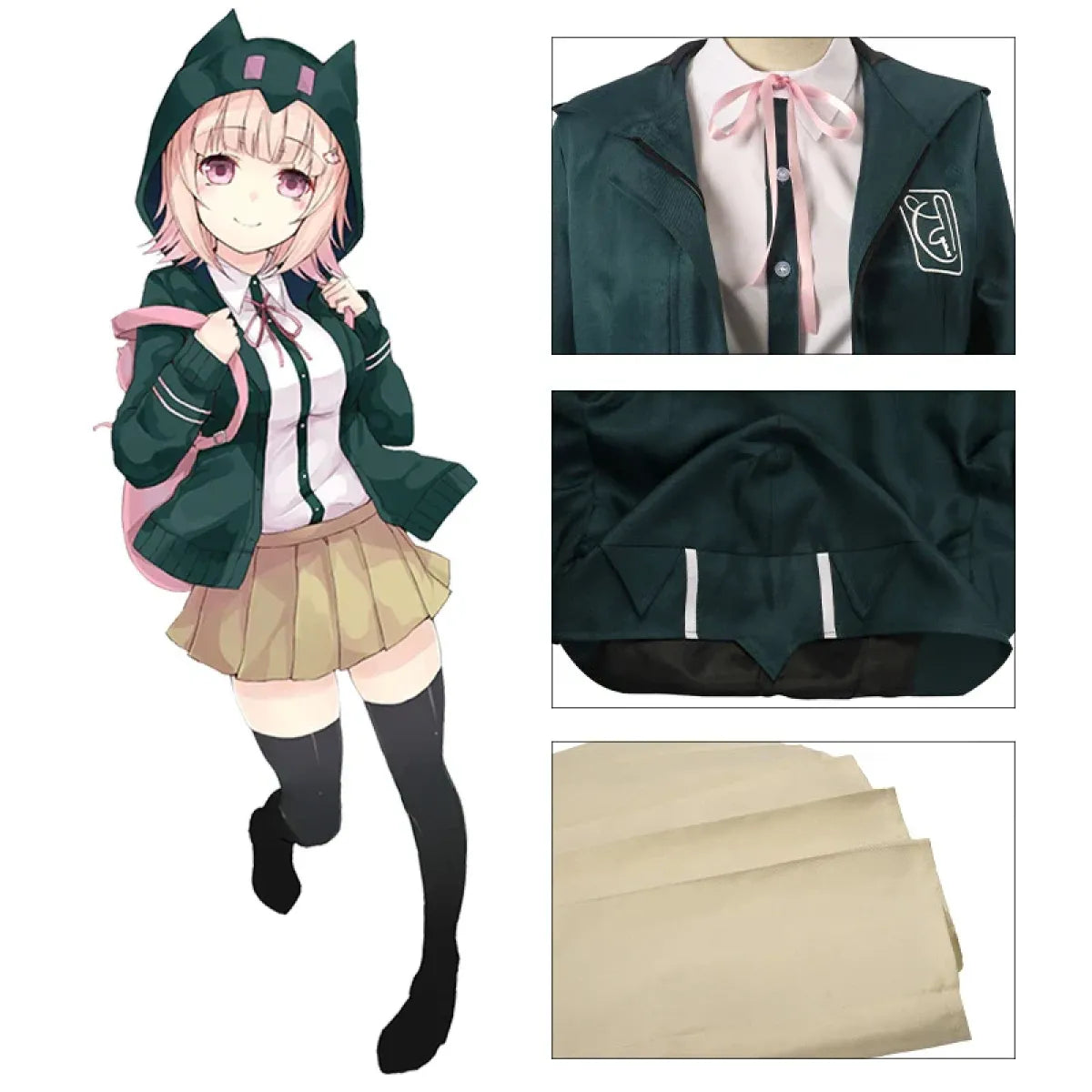 Danganronpa Nanami Chiaki Cosplay