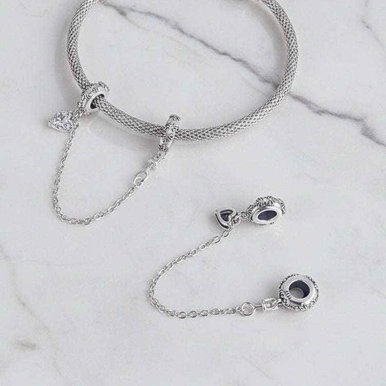 Neo-Gothic Skull & Enamel Blood Roses Charms