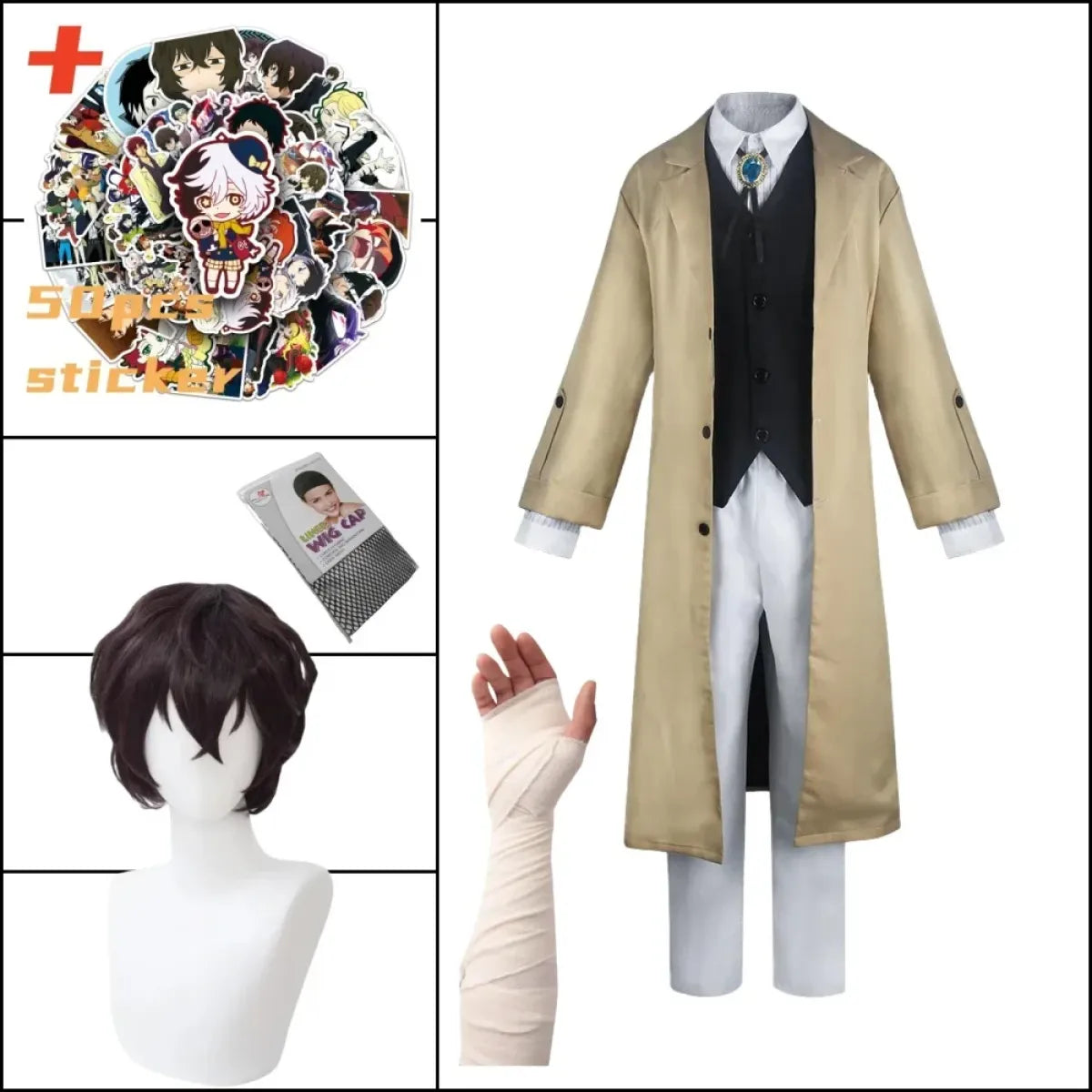 Bungo Stray Dogs Cosplay Nikolai Gogol Suit