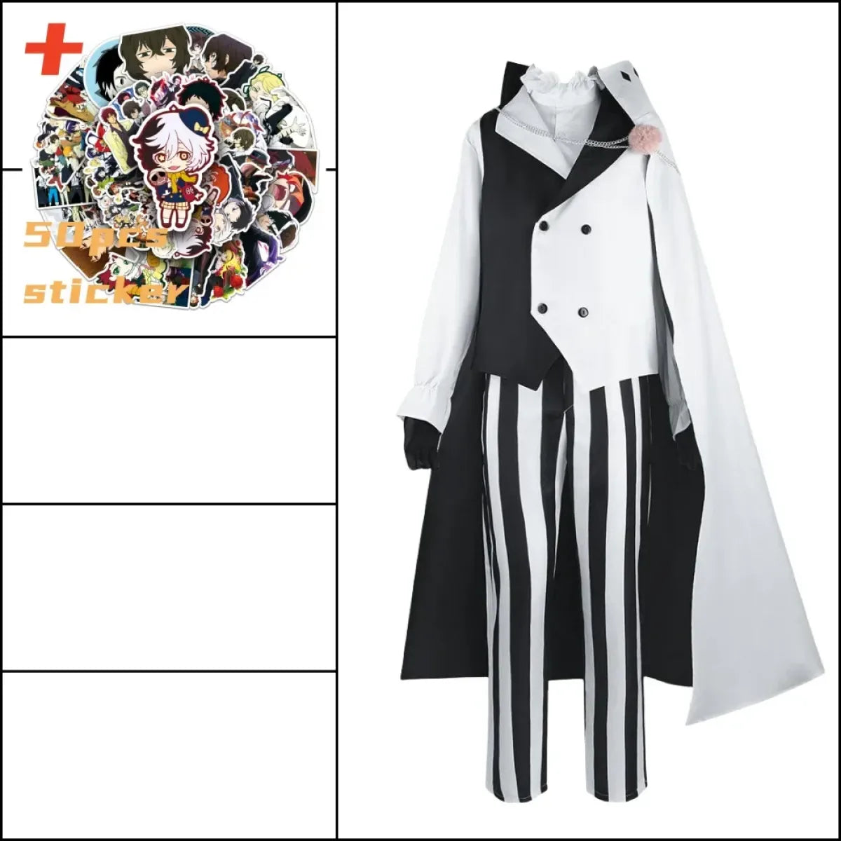 Bungo Stray Dogs Cosplay Nikolai Gogol Suit