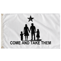 Come and Take Them - Anti-war Single Sided Flag