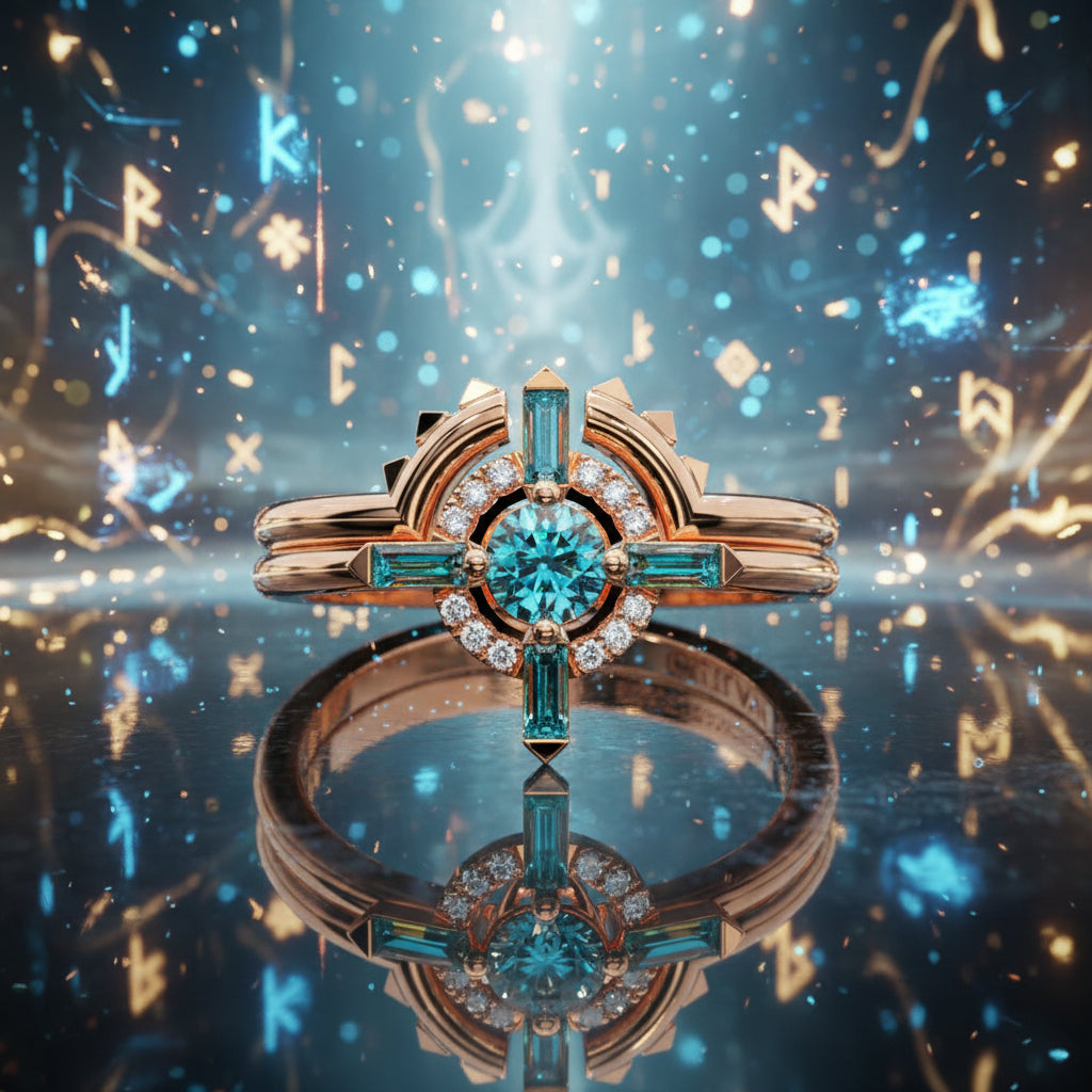 Outlaw's Ring Set- 14k Yellow Gold Video Game Inspired Rings