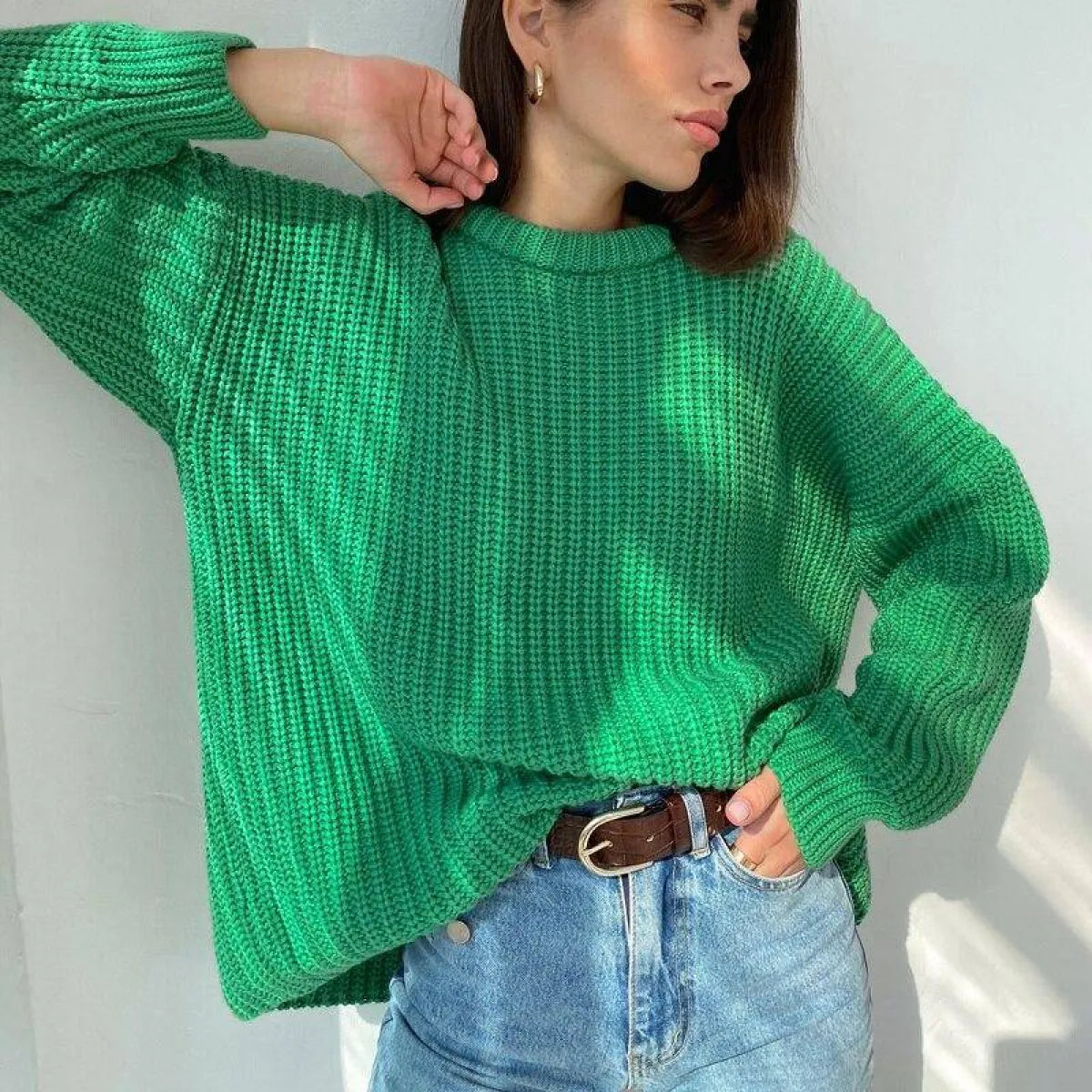 Women's Oversized Knitted Sweater