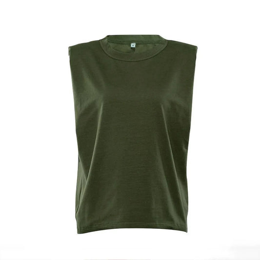 Ladies Padded Shoulder Blouse