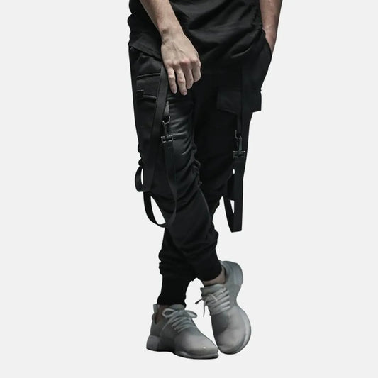 Patterned Cargo Sweatpants