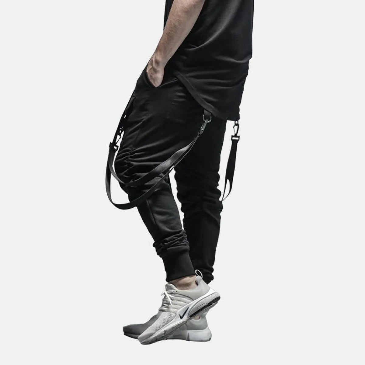 Patterned Cargo Sweatpants