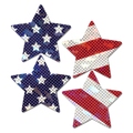 Pastease: Two-Pair Small Glittering Stars & Stripes Star Pasties