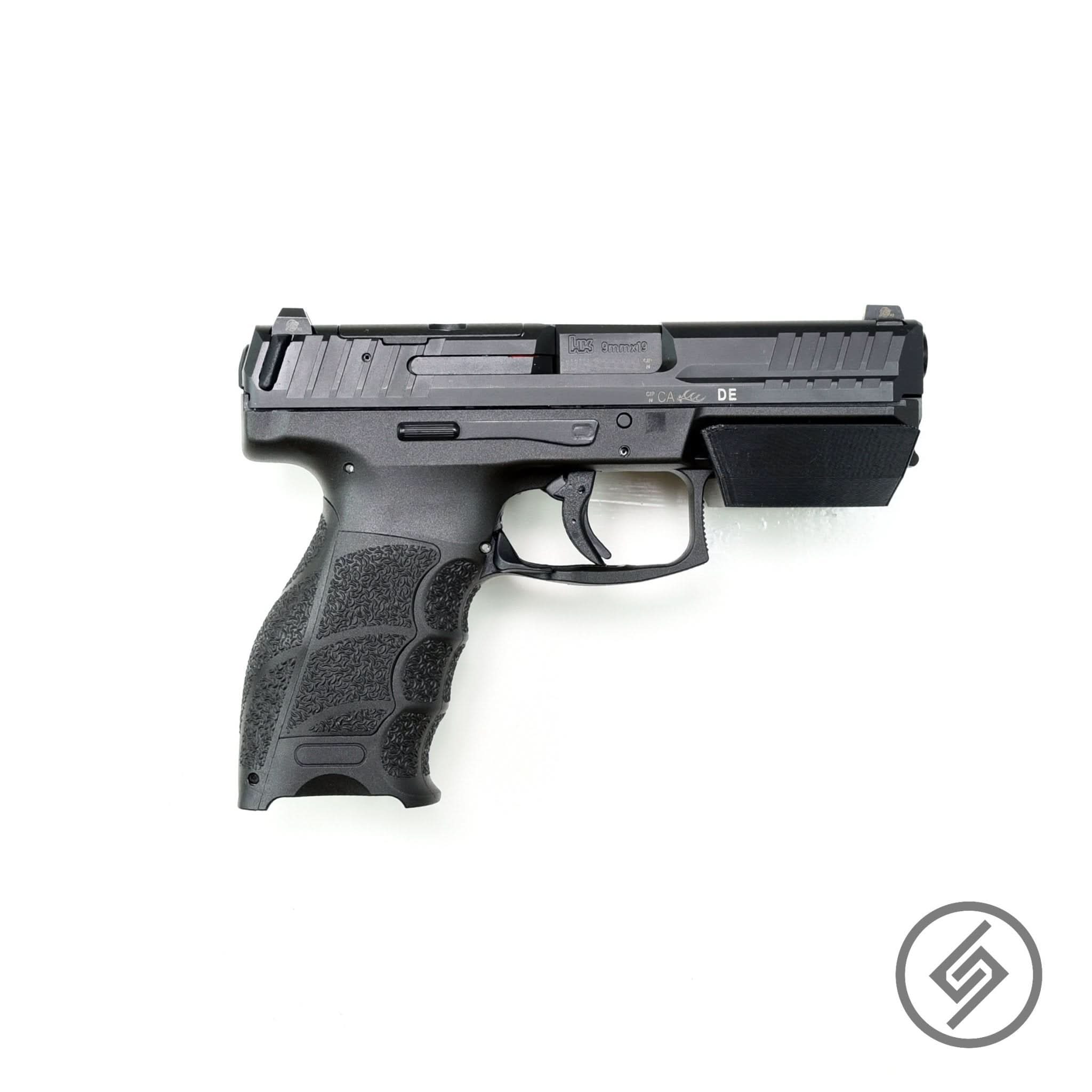 Pistol Accessory Rail Wall Storage Mount