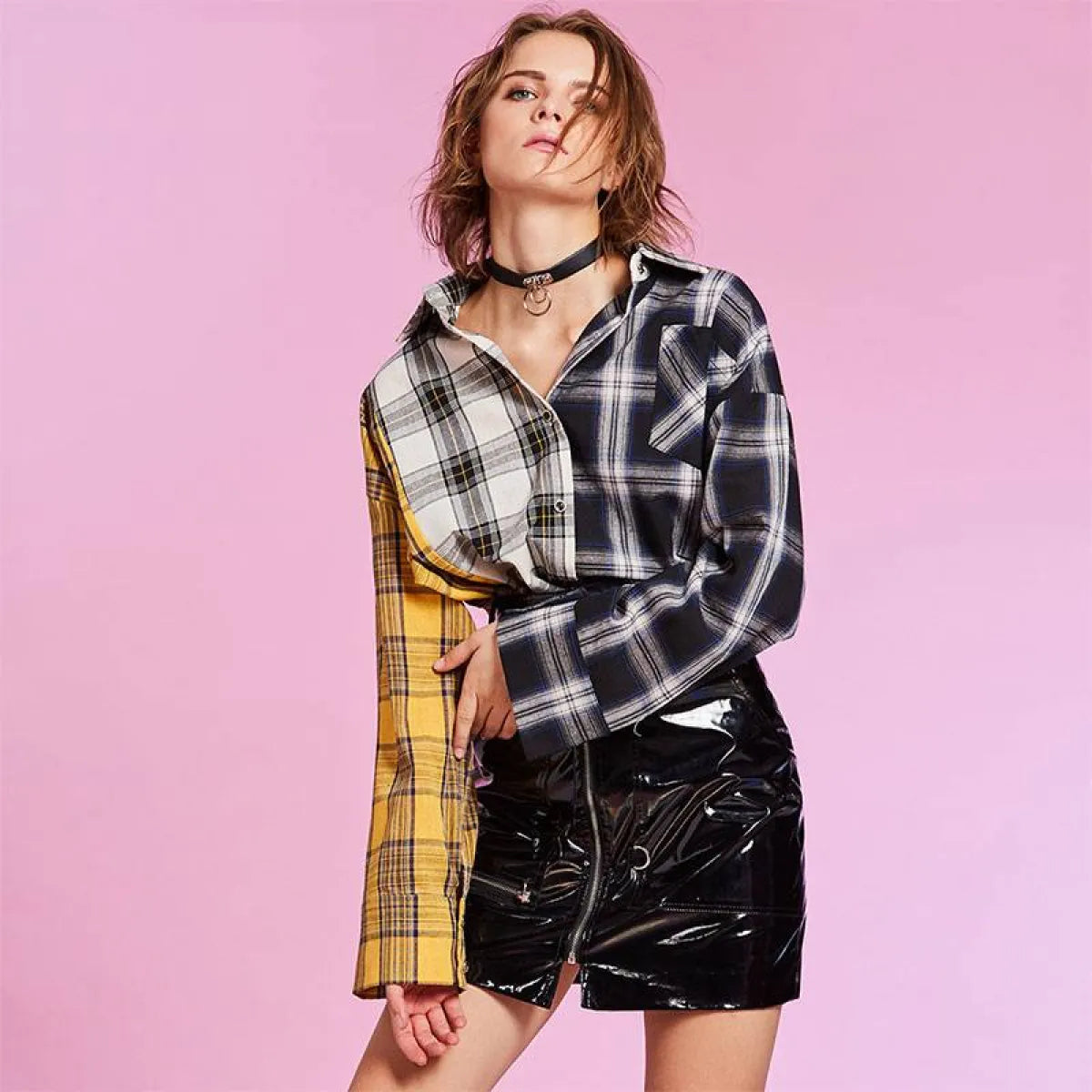 Plaid Oversized Shirt