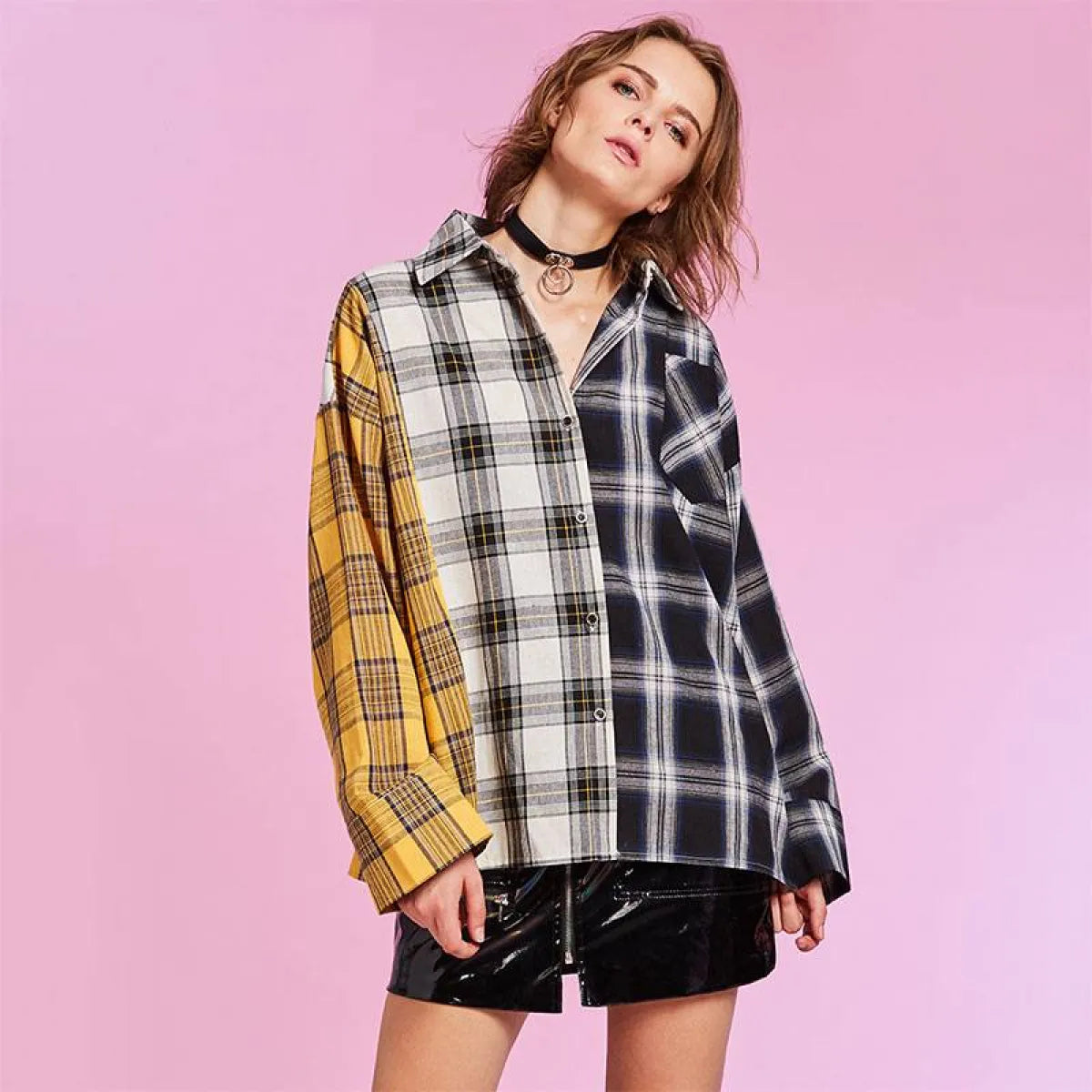 Plaid Oversized Shirt