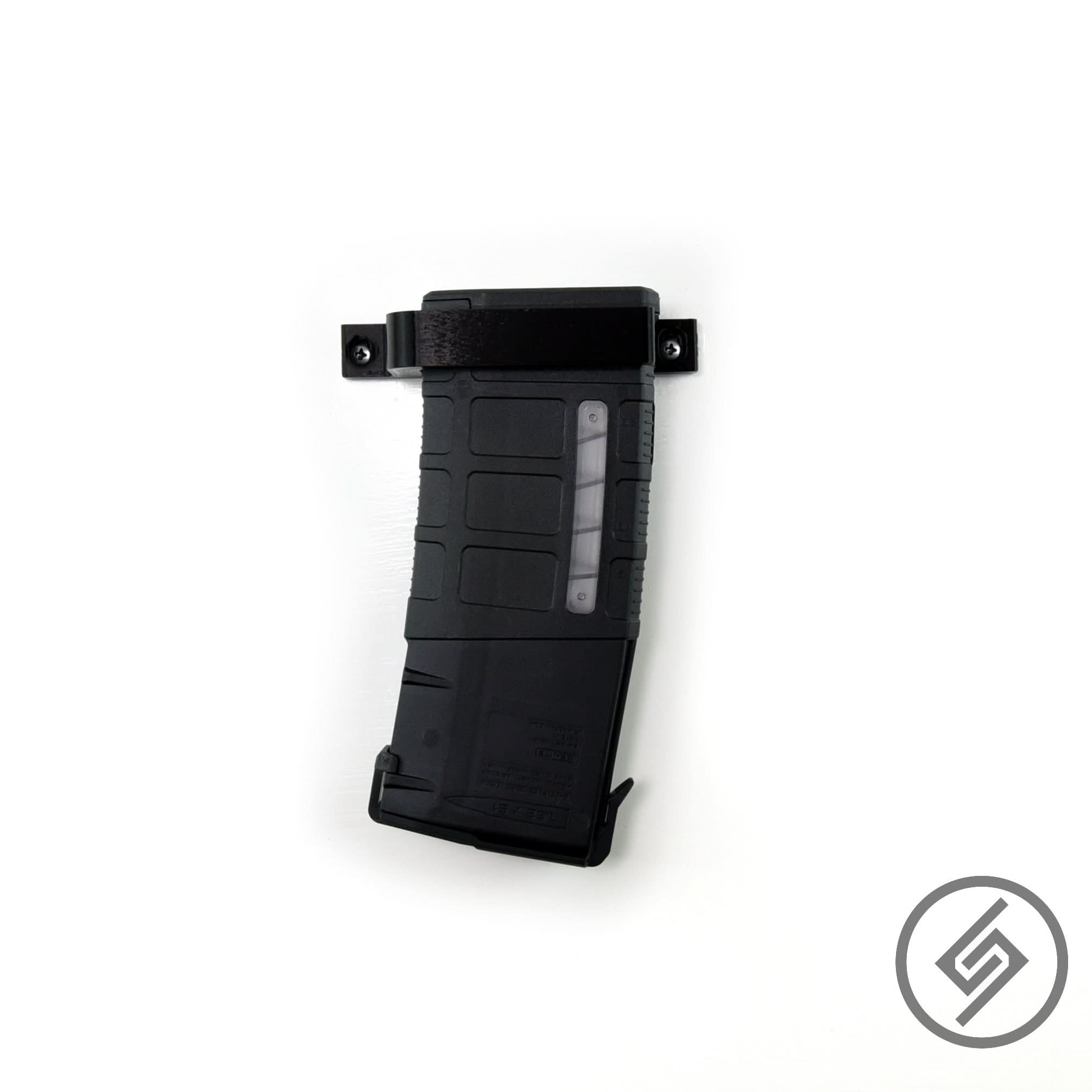 AR-10 PMAG Flat Wall Storage Rack Pair (1 Mag Capacity)