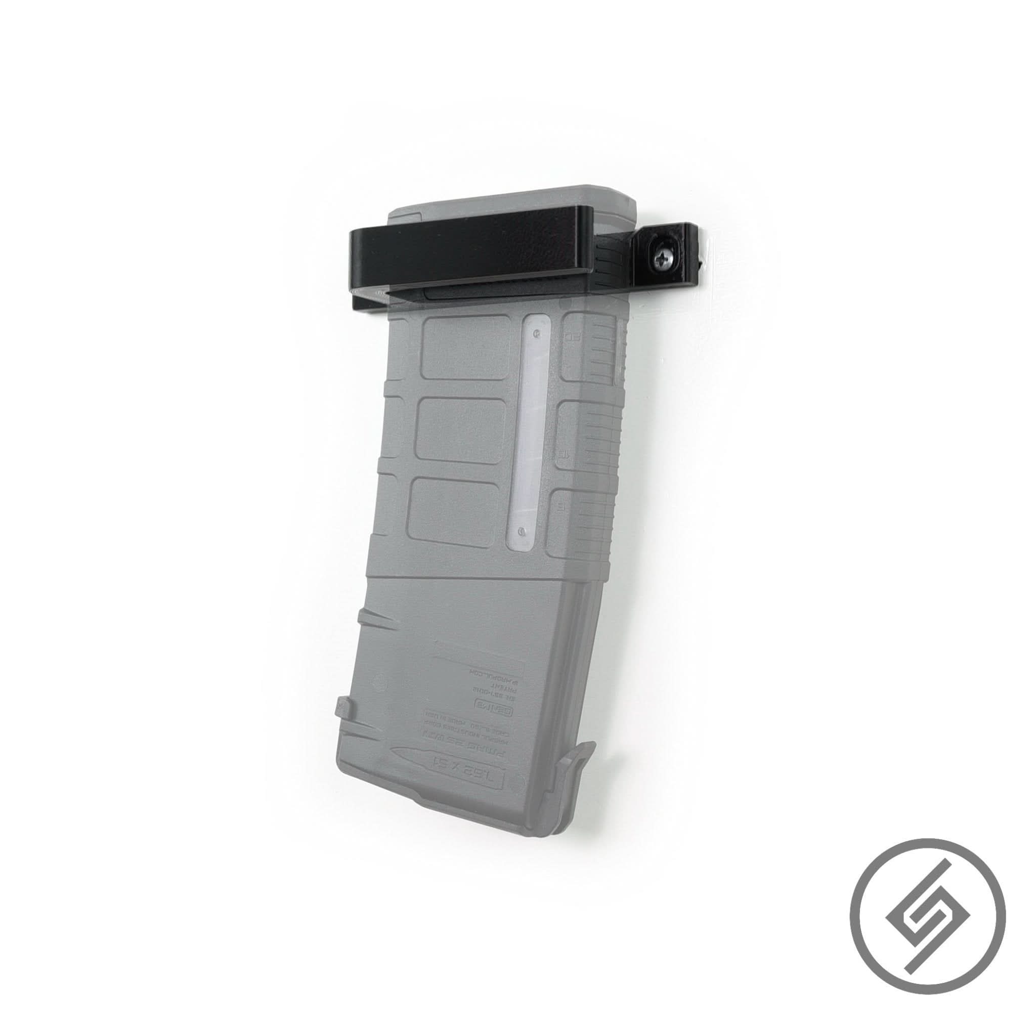AR-10 PMAG Flat Wall Storage Rack Pair (1 Mag Capacity)