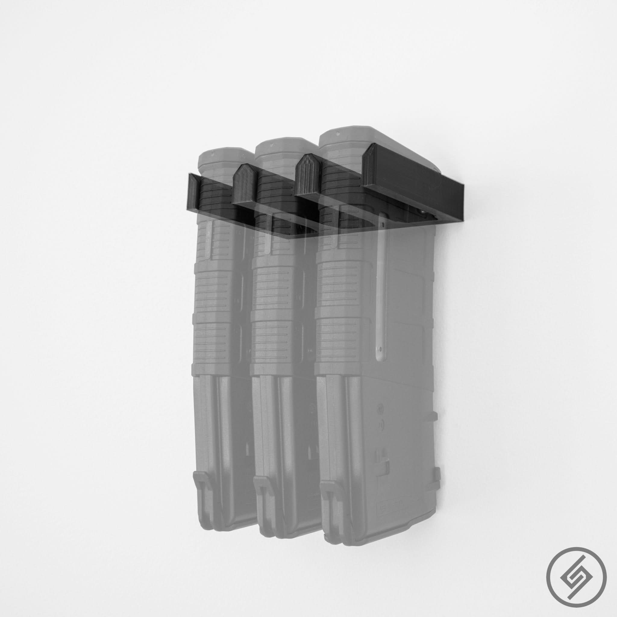 AR-10 PMAG Wall Storage Rack (3 Mag Capacity)
