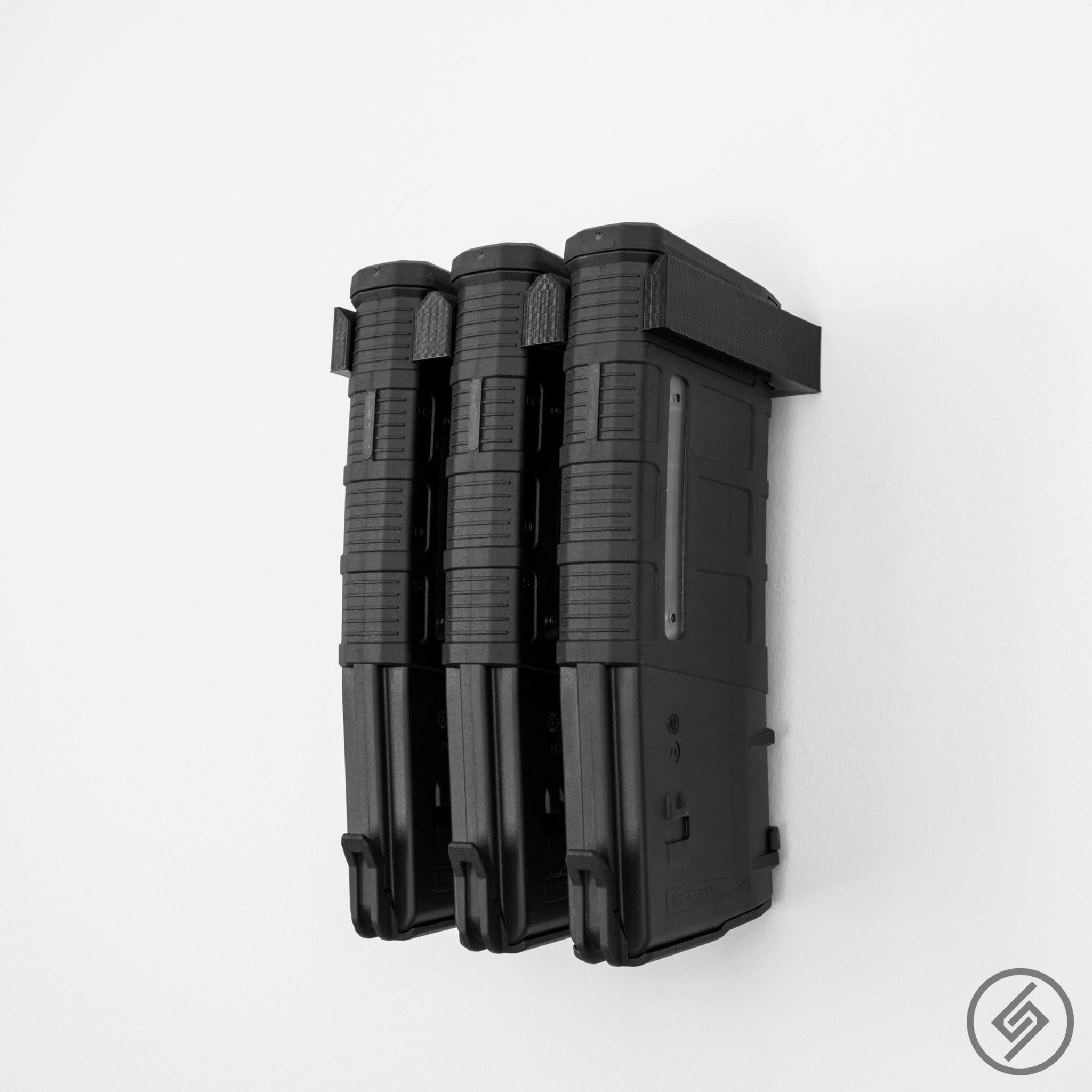 AR-10 PMAG Wall Storage Rack (3 Mag Capacity)