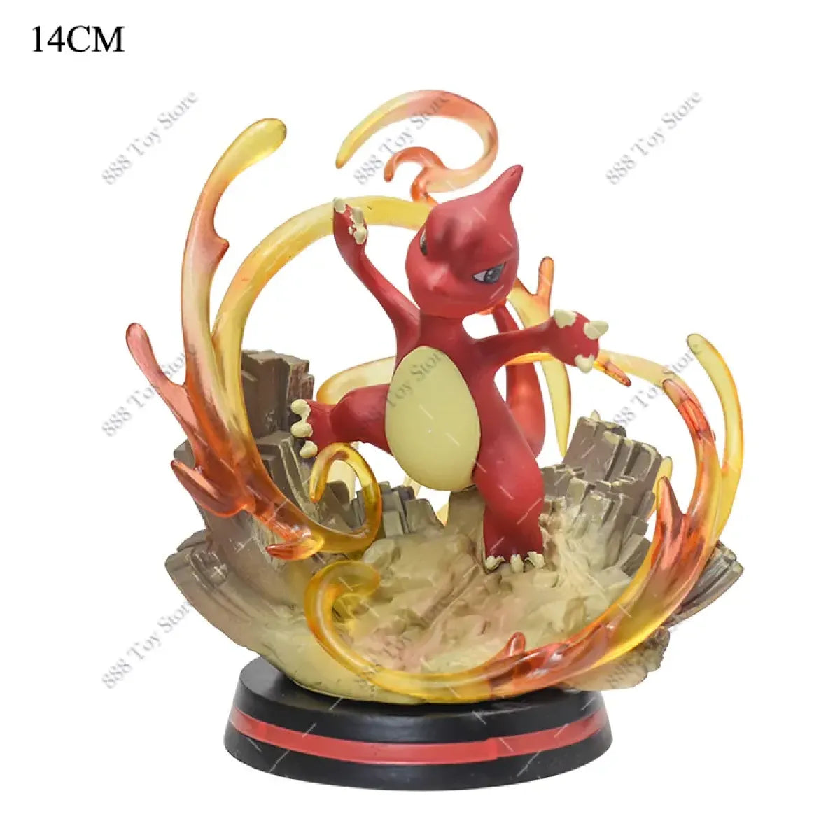 Pokemon Charizard, Squirtle, Bulbasaur, Vulpix Figures