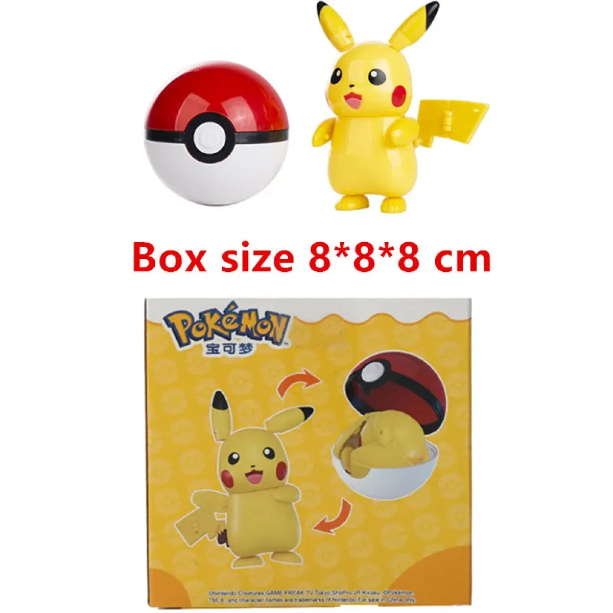 Pokemon Deformation Figures - Pikachu & Friends Collectibles