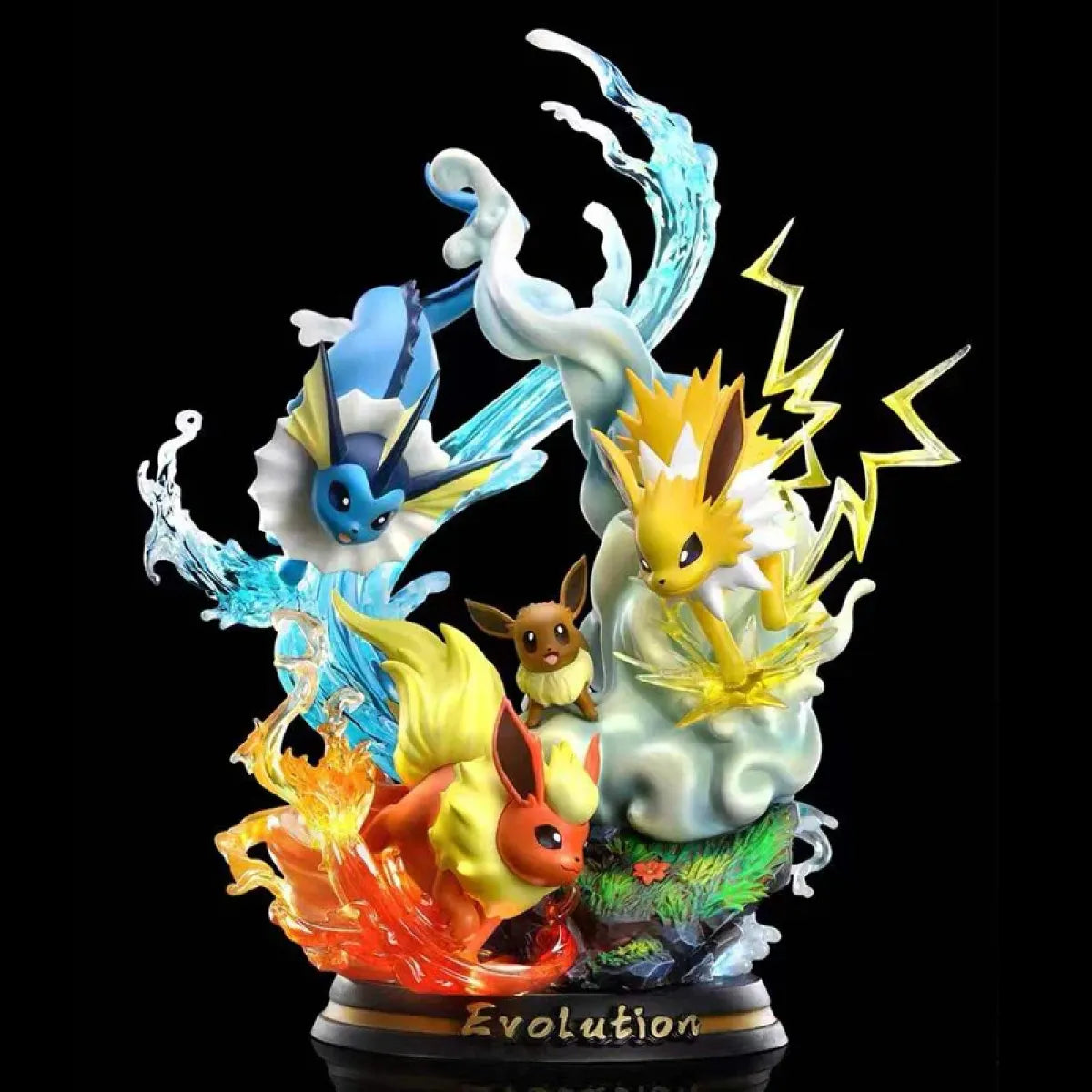 Pokemon Evolution Figures - Charizard, Eevee, Mewtwo, Gengar