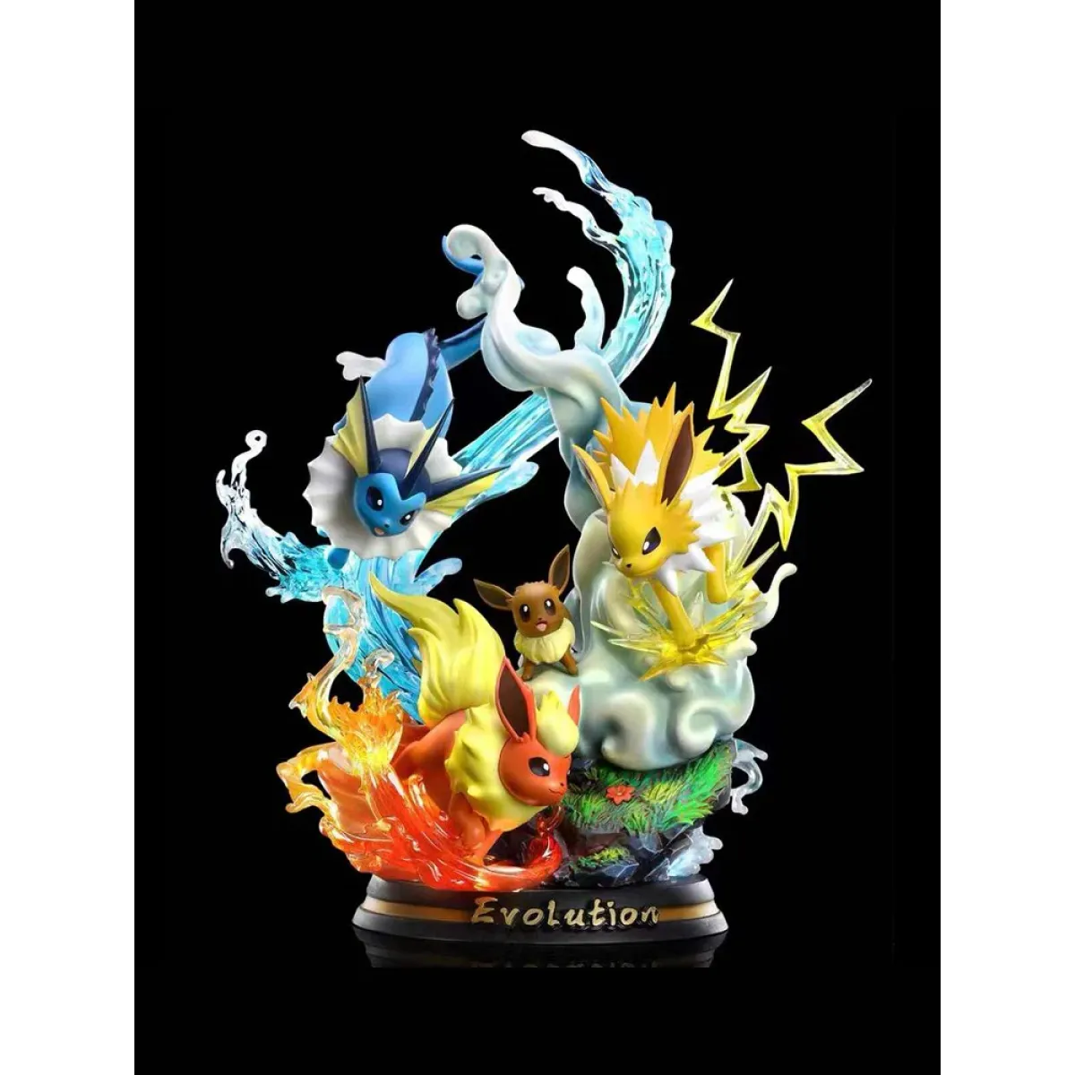 Pokemon Evolution Figures - Charizard, Eevee, Mewtwo, Gengar