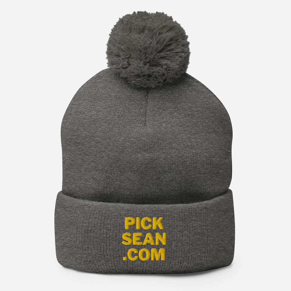 PICKSEAN.COM Pom-Pom Beanie
