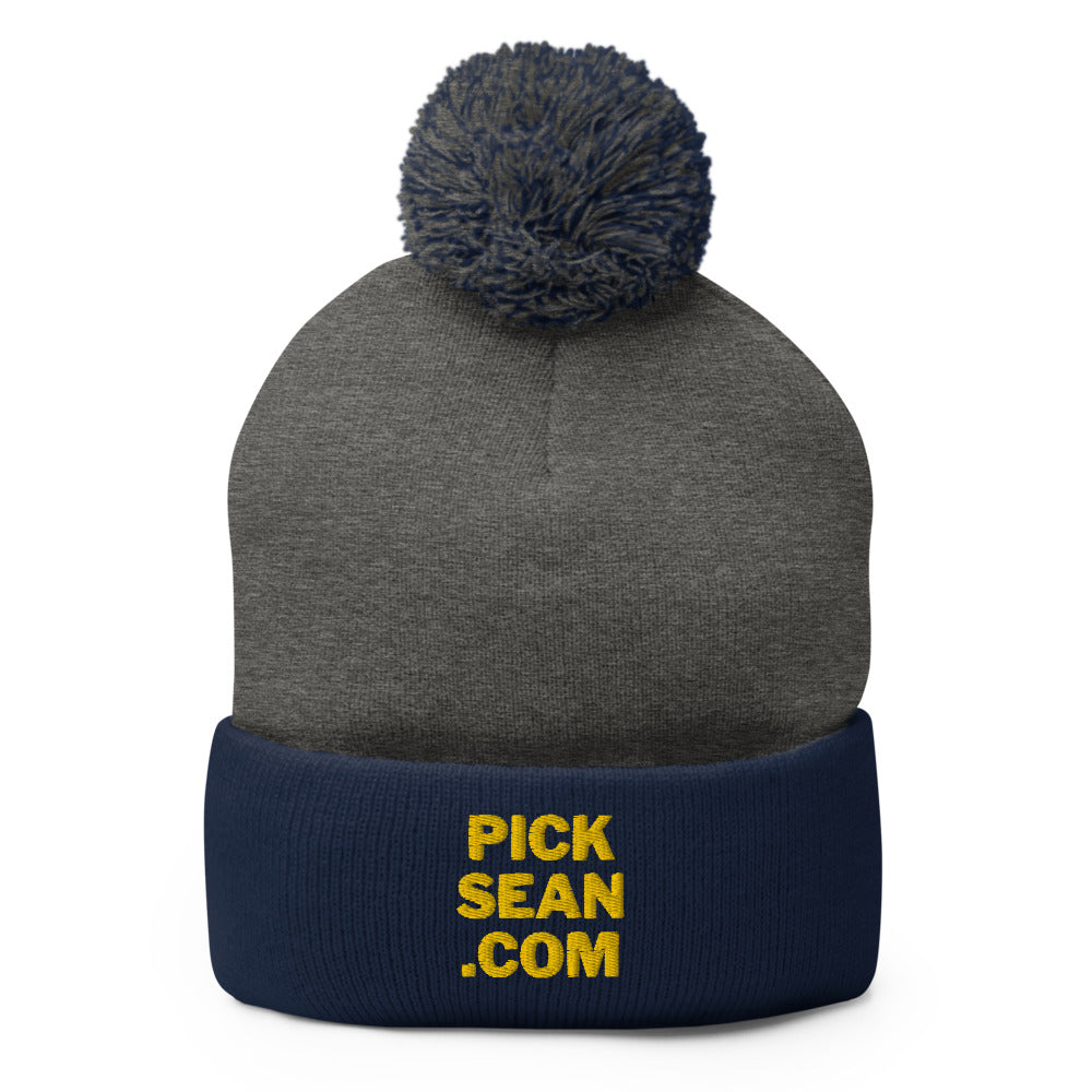 PICKSEAN.COM Pom-Pom Beanie