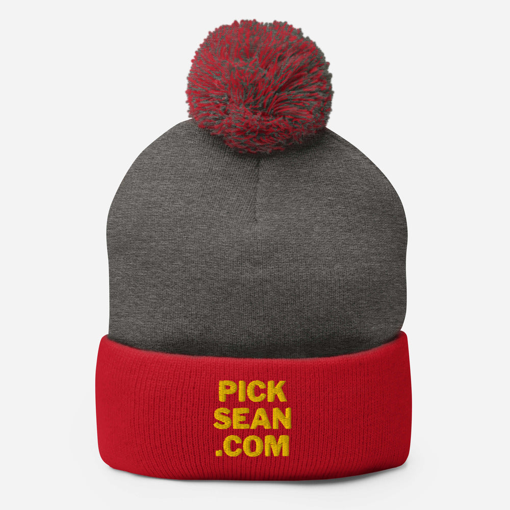 PICKSEAN.COM Pom-Pom Beanie