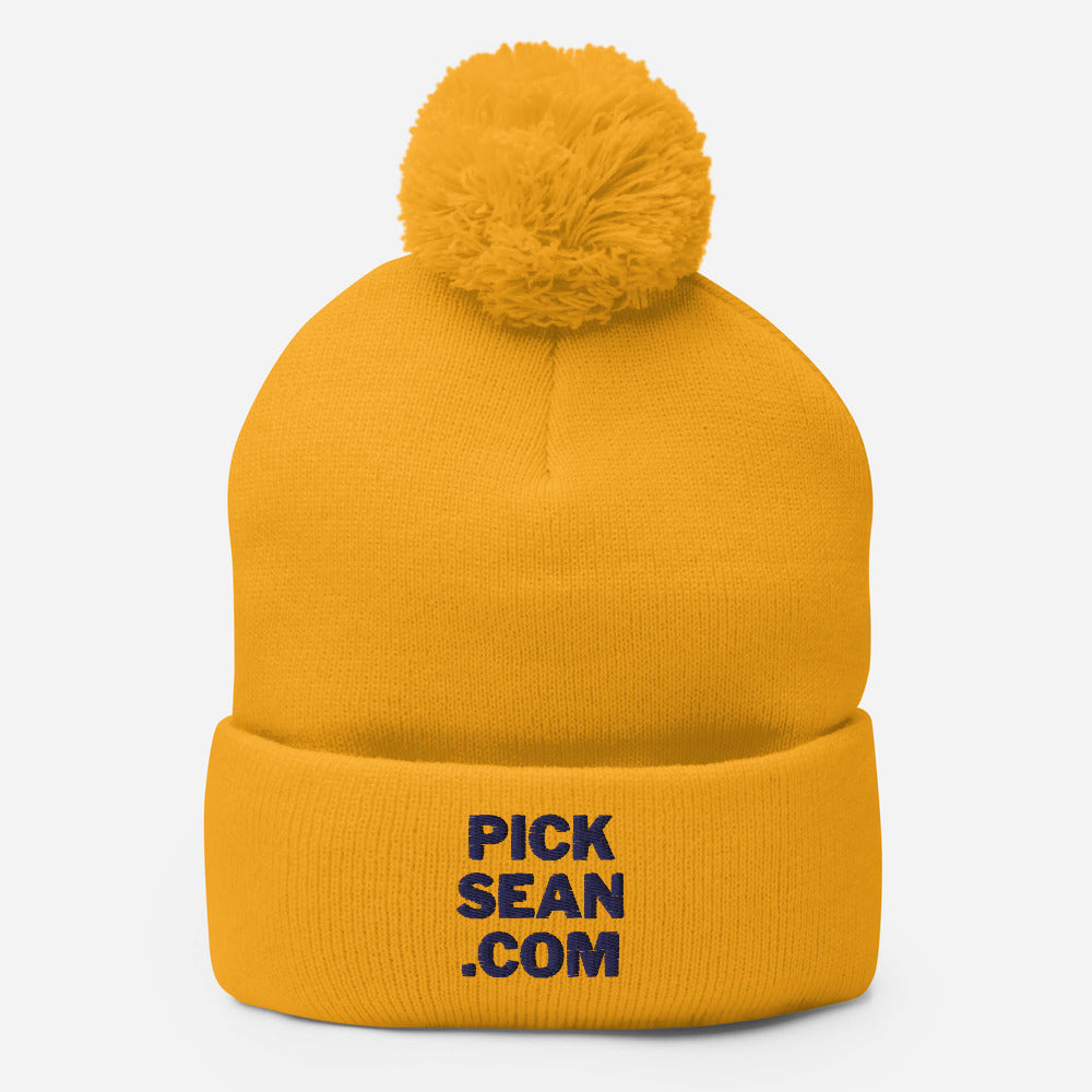 PICKSEAN.COM Pom-Pom Beanie