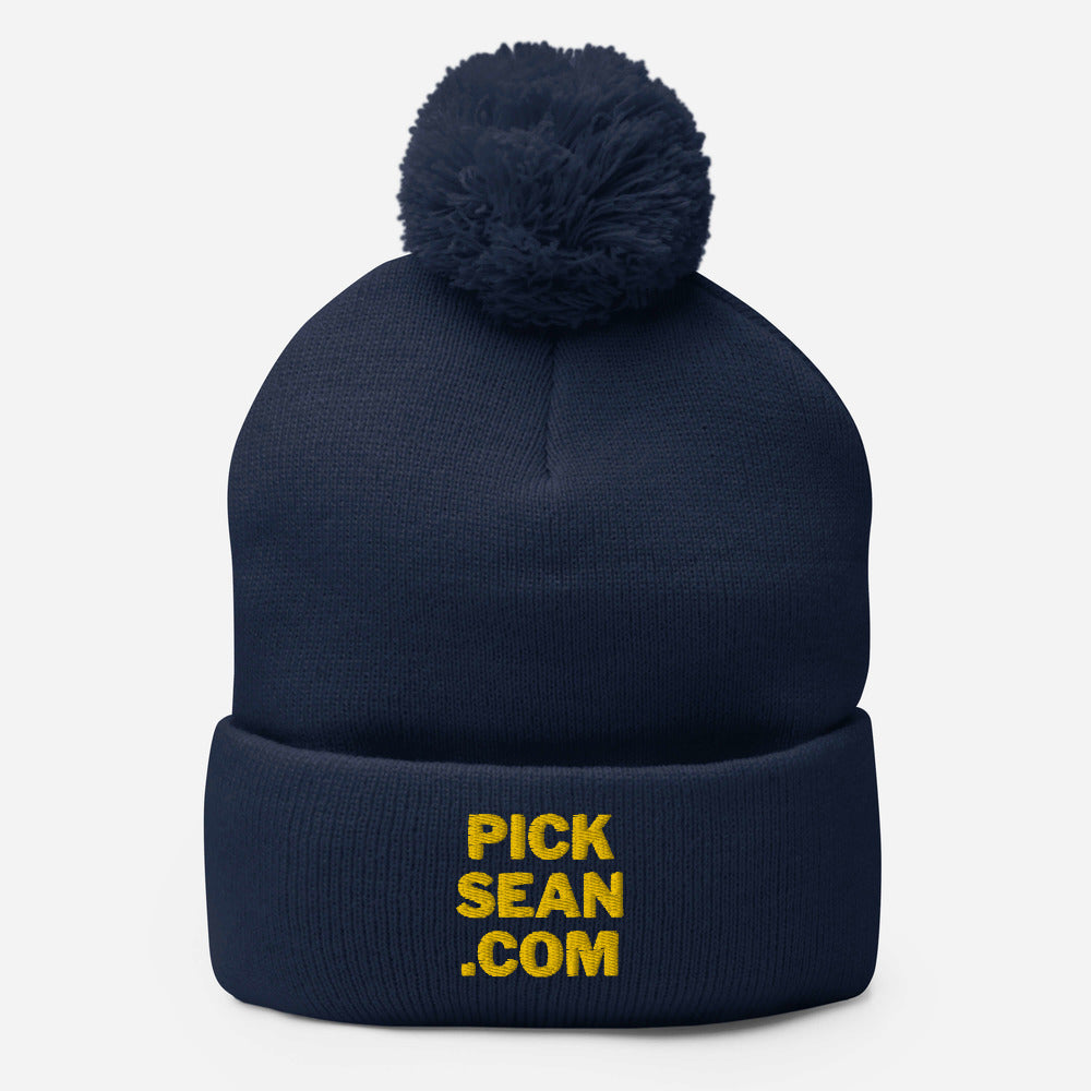 PICKSEAN.COM Pom-Pom Beanie