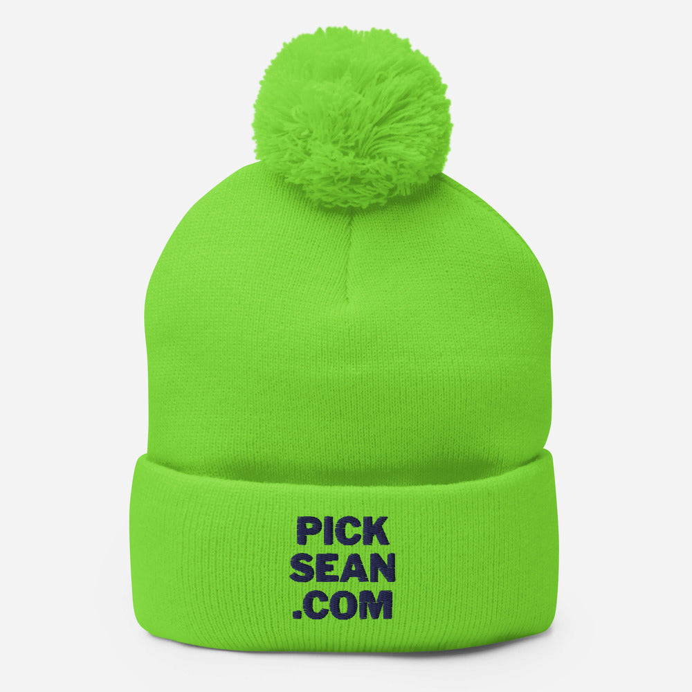 PICKSEAN.COM Pom-Pom Beanie