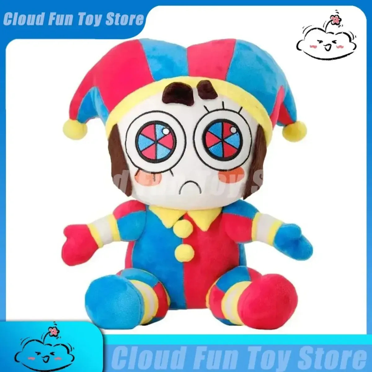 The Amazing Digital Circus Cartoon Plush Pomni Jax Doll
