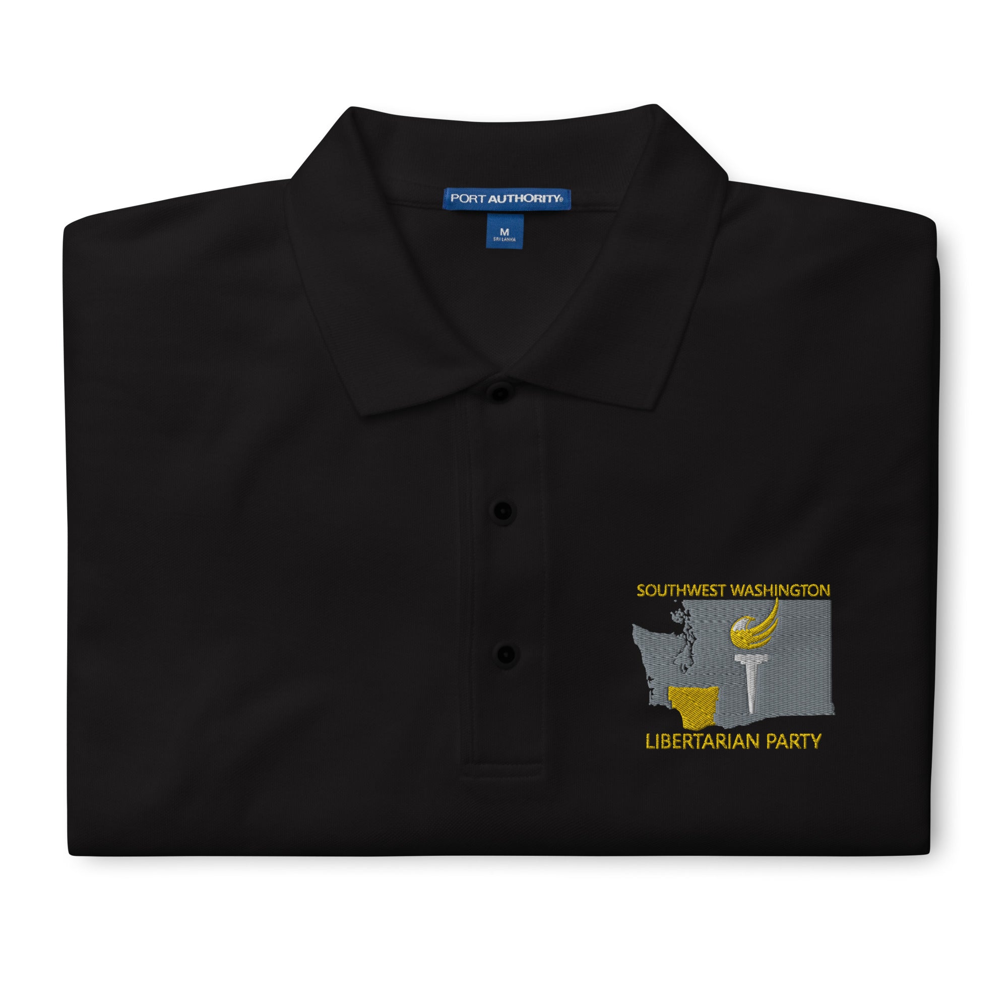 Southwest Washington Libertarian Party Men's Premium Polo