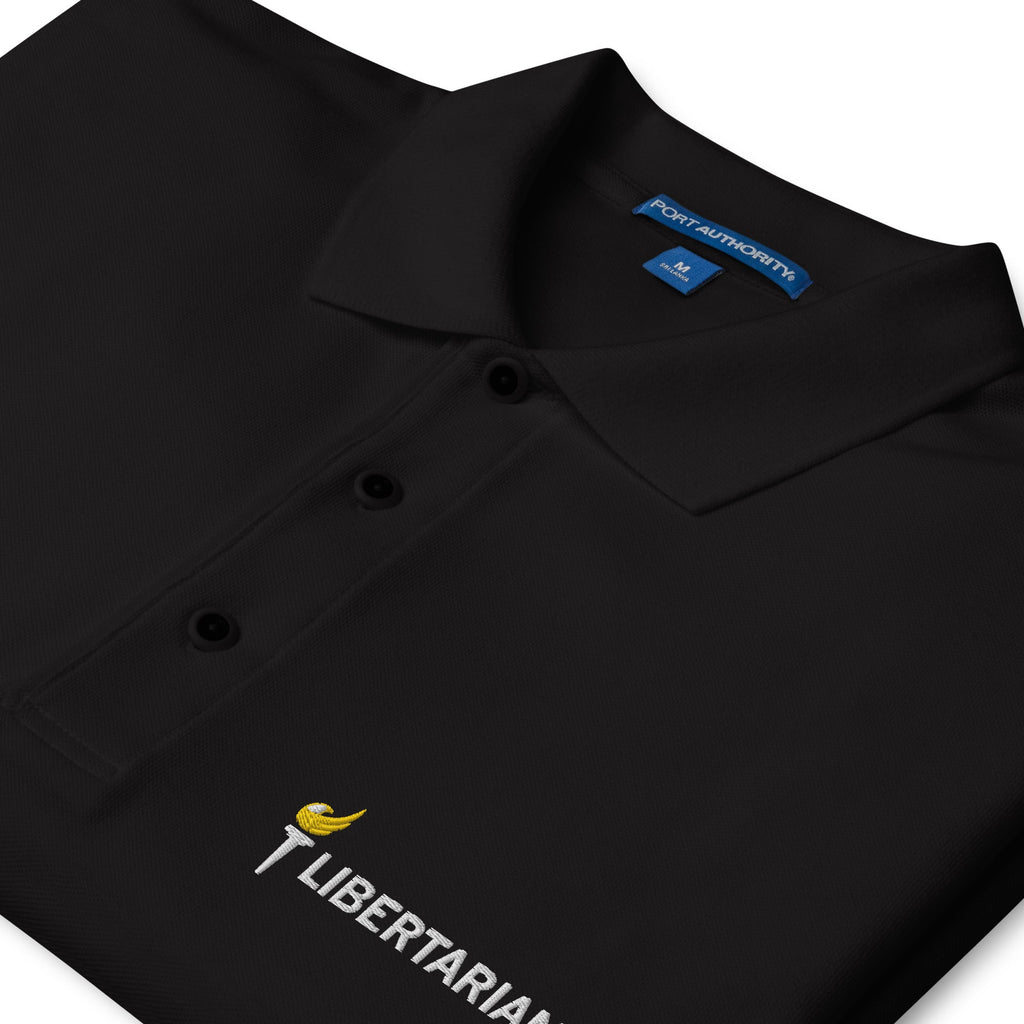 Libertarian Party Torch Men's Premium Polo