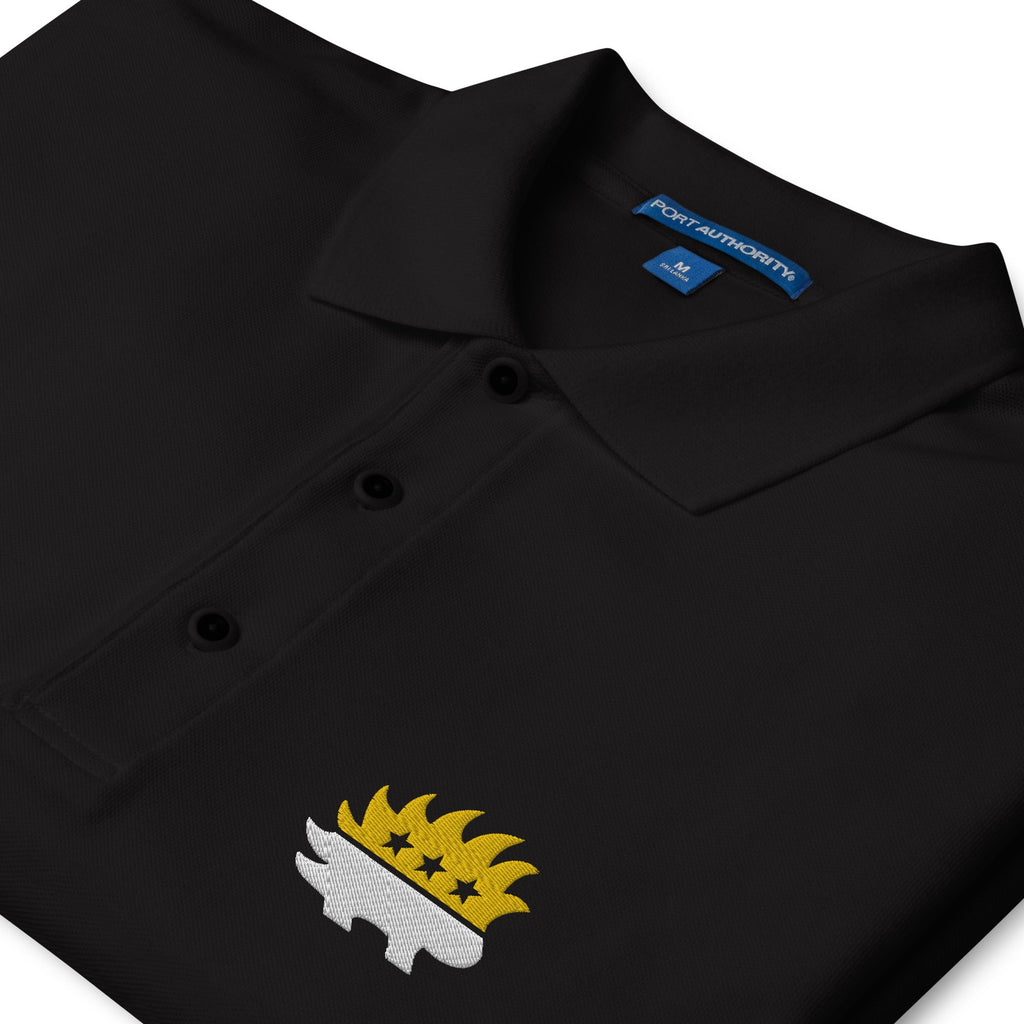 Libertarian Party Porcupine (Two-Color) Men's Premium Polo