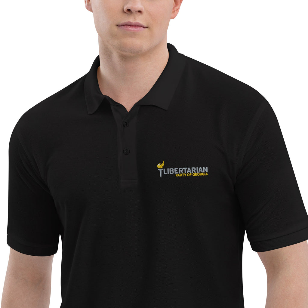 Libertarian Party of Georgia Men's Premium Polo