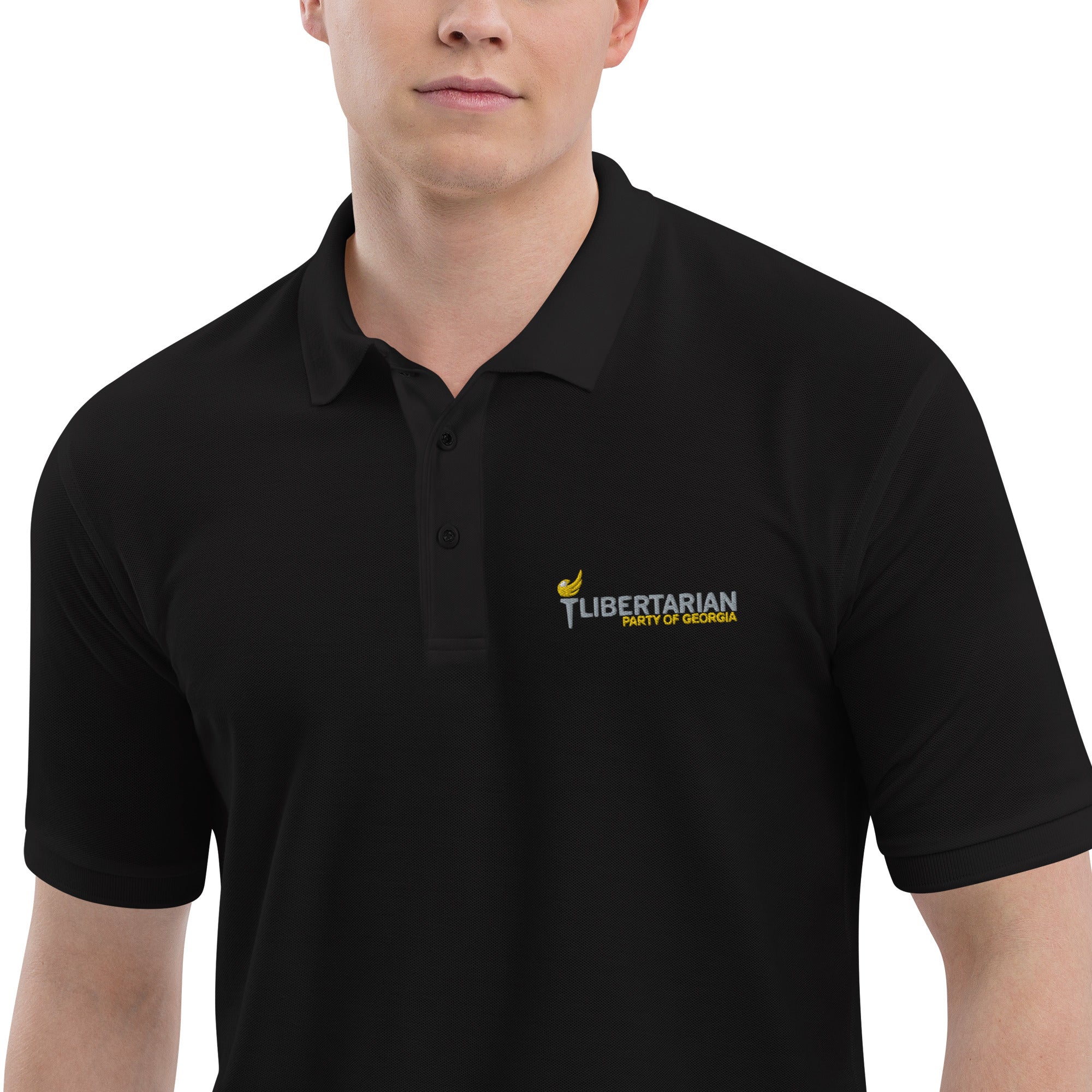 Libertarian Party of Georgia Men's Premium Polo